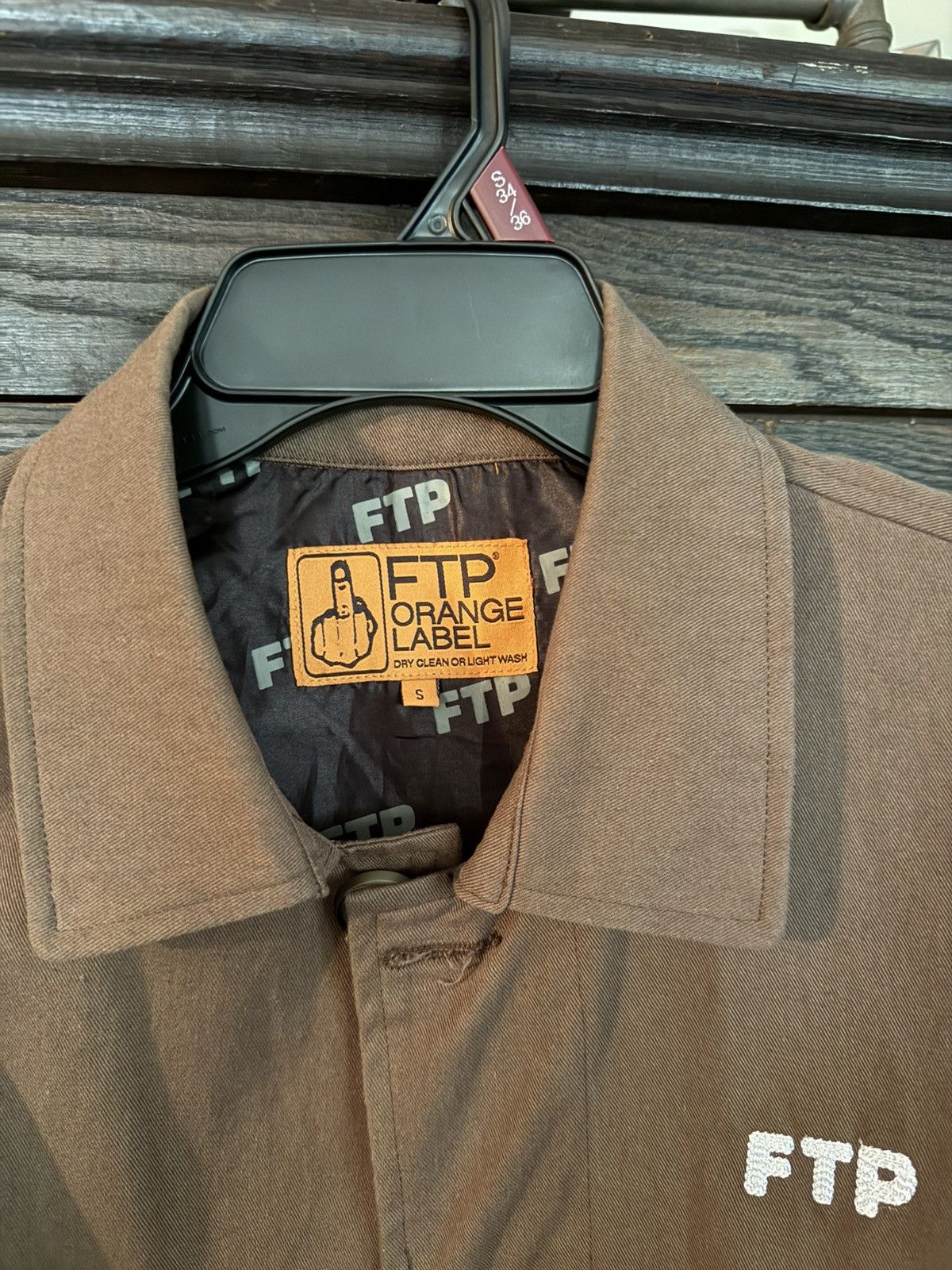 Fuck The Population FTP Orange Label lightweight Crucifix Trench Coat, BRAND NEW Size US S / EU 44-46 / 1 - 2 Thumbnail