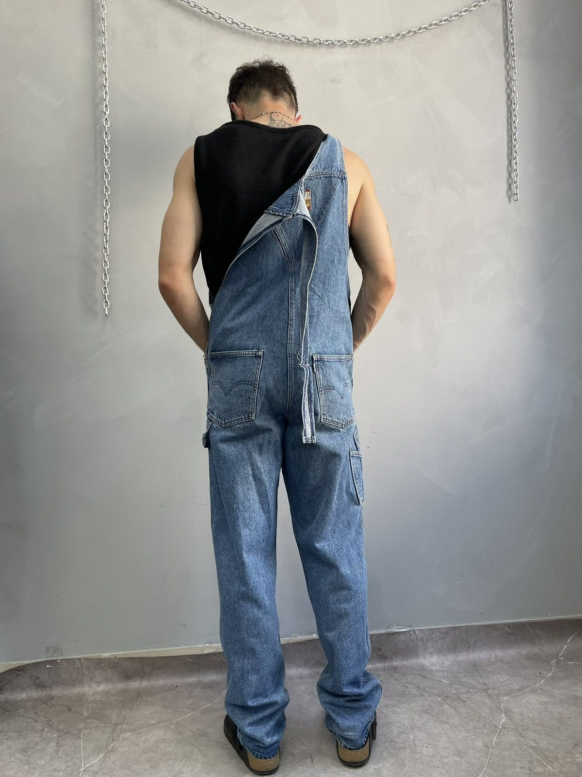Levi's Rare denim 90s Levis retro overalls denim jeans y2k Size US 34 / EU 50 - 6 Thumbnail