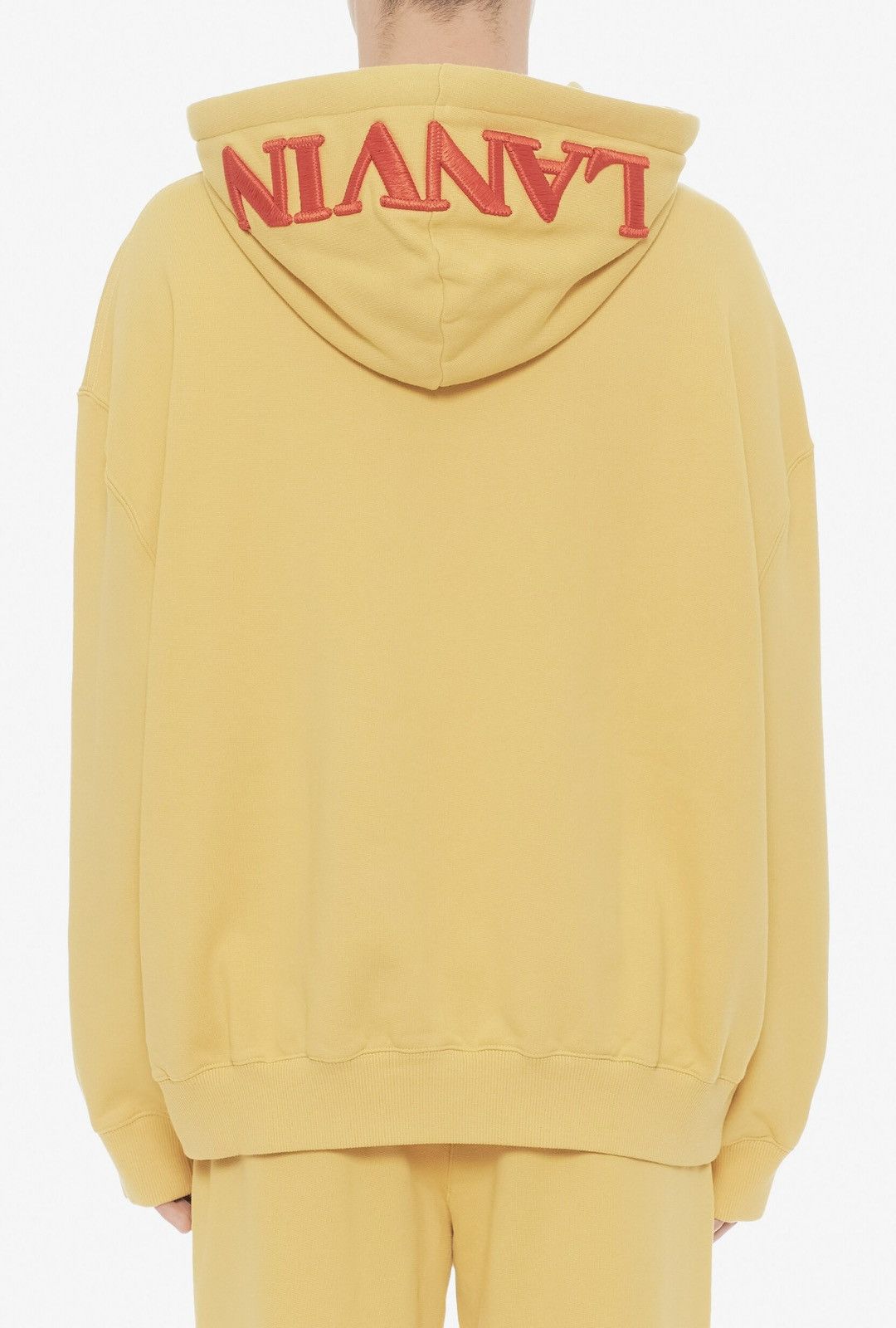 Future × Lanvin Last Size Lanvin x Future Logo Embroidered Cotton Hoodie Size US XL / EU 56 / 4 - 2 Thumbnail