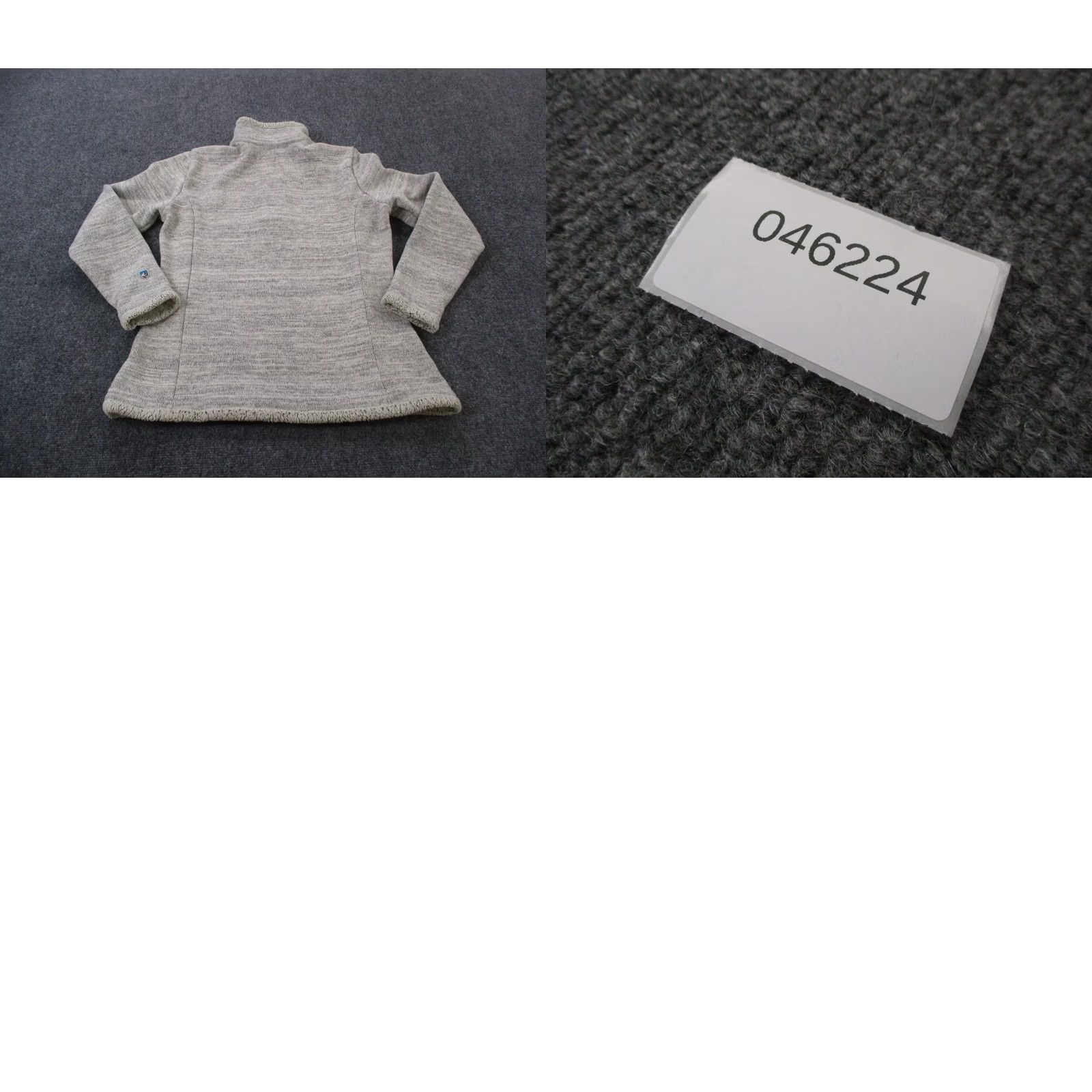 Vintage Kuhl Jacket Womens L Gray Hiking Lightweight 1/4 Zip Knit Polyester Logo Size L / US 10 / IT 46 - 8 Thumbnail