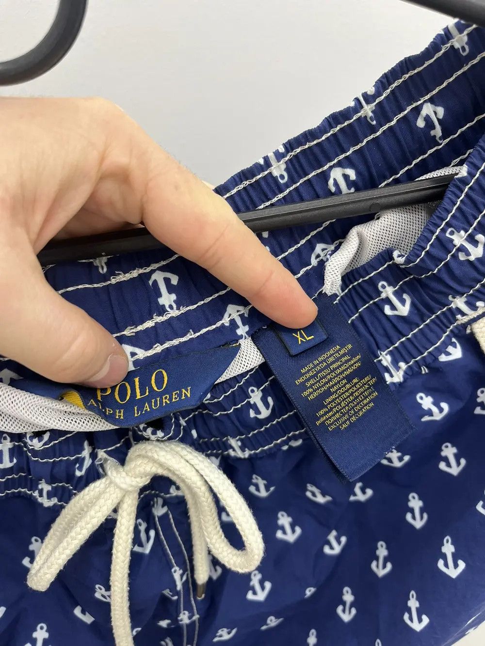 Polo Ralph Lauren Polo Ralph Lauren Swimwear Anchor Printed Shorts Size US 34 / EU 50 - 3 Thumbnail