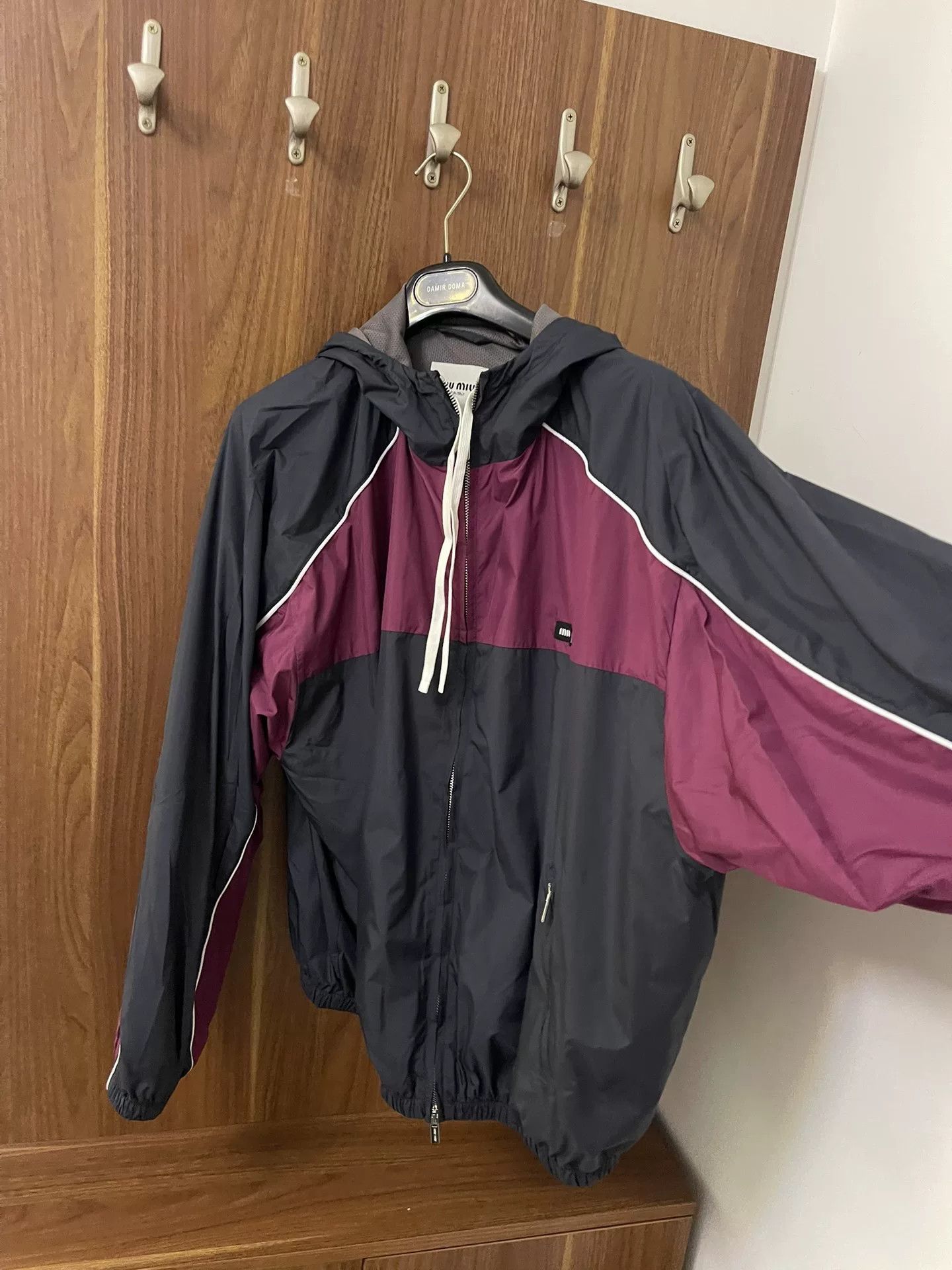 Miu Miu Miu Miu Women's Colorblock Lightweight Jacket Size XS / US 0-2 / IT 36-38 - 1 Thumbnail
