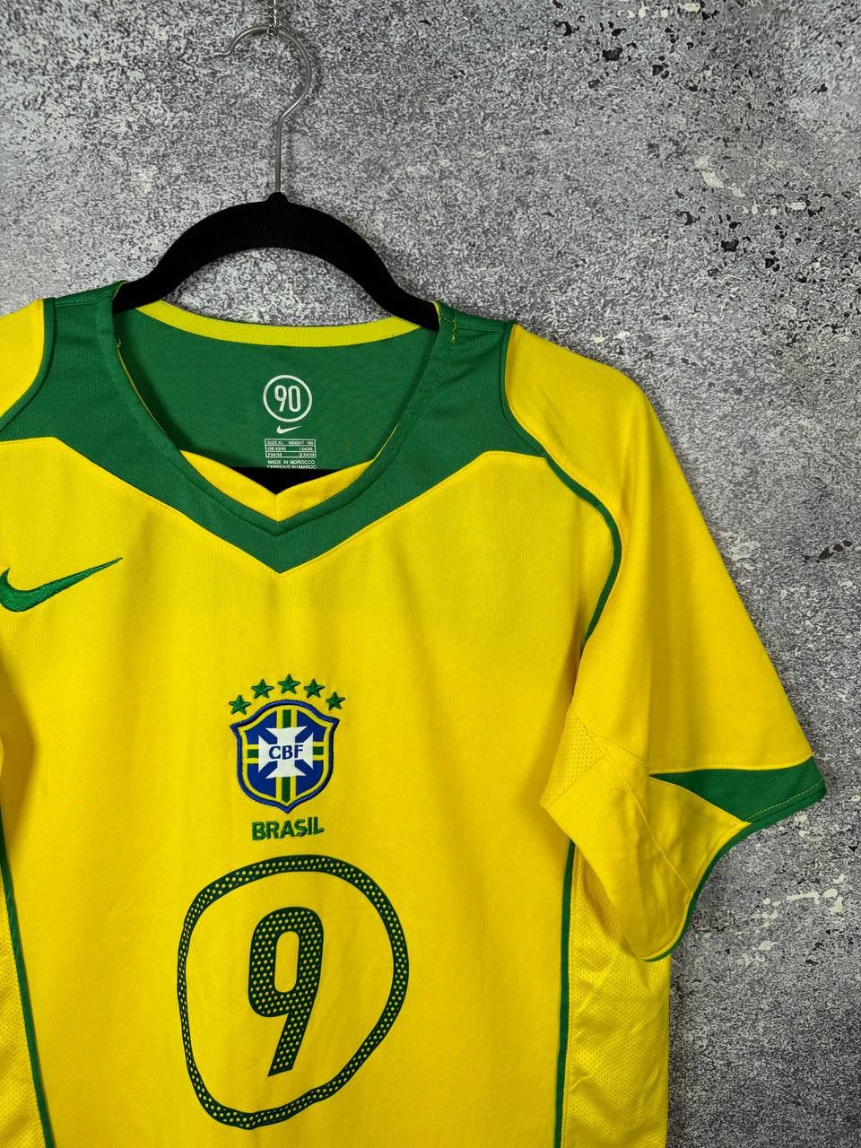 Vintage RONALDO Brazil 2004/06 Nike Fan Soccer Jersey XL Size Size US XL / EU 56 / 4 - 3 Thumbnail