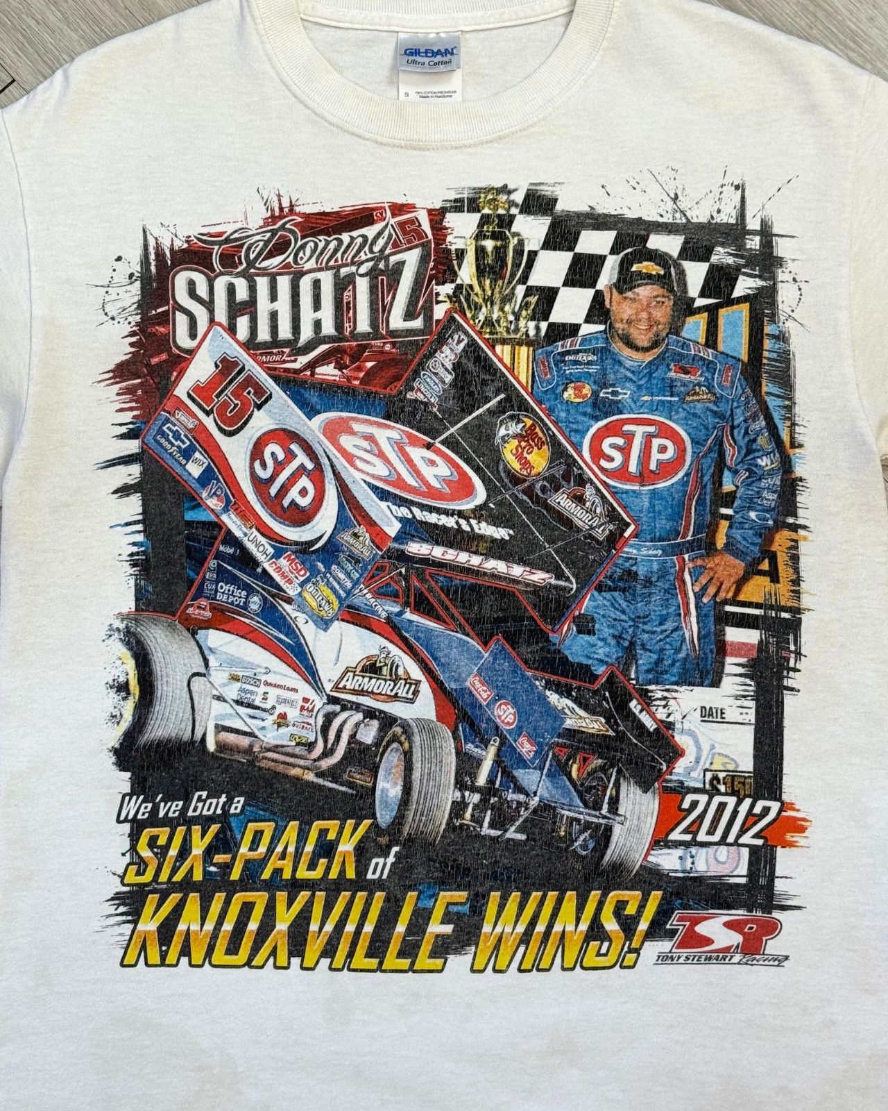 Gildan 2012 Donny Schatz Knoxville Nationals Champion T-Shirt Small Size US S / EU 44-46 / 1 - 3 Thumbnail