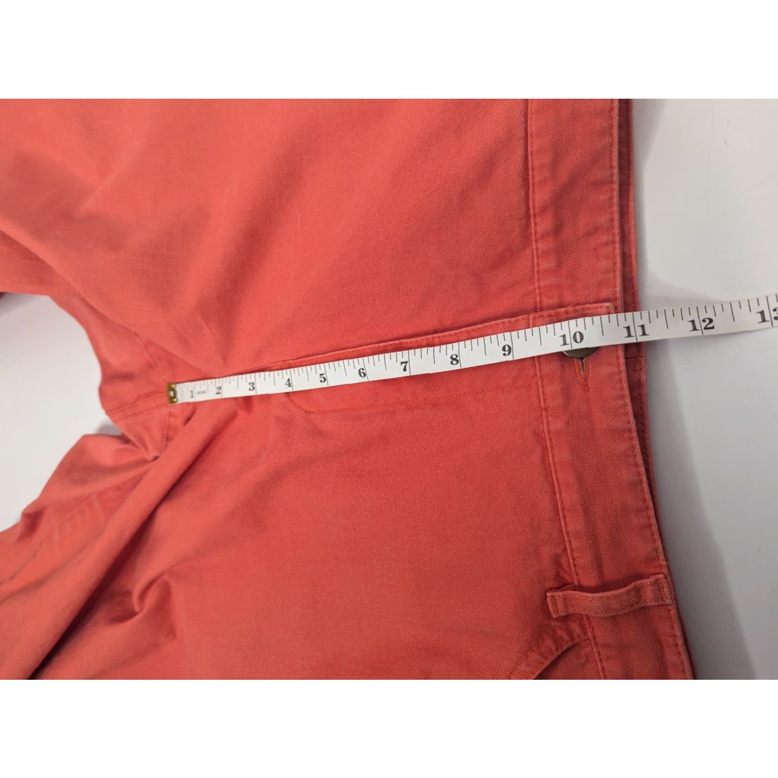 Coldwater Creek Coldwater Creek Jeans Capri Womens Size 16 Red Orange Denim High Rise Regular Fit 5-Pocket Design Womens Size 38" / US 16 / IT 52 - 4 Thumbnail