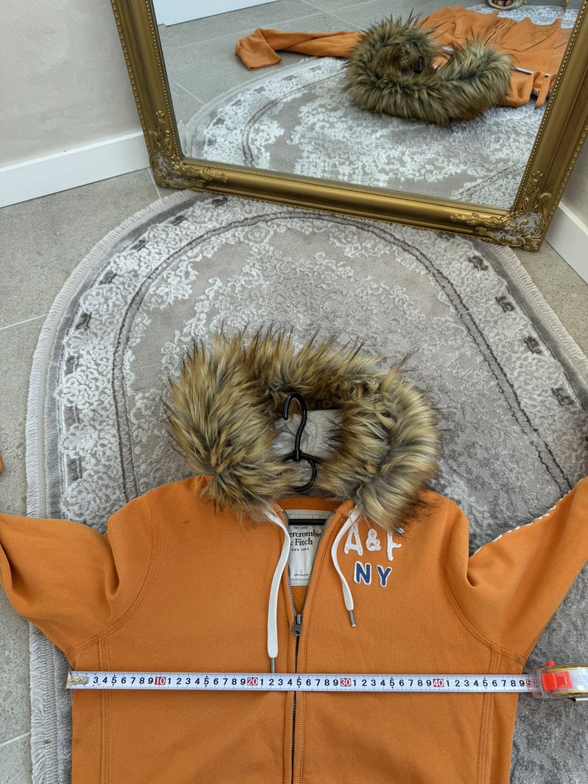 Abercrombie & Fitch Vtg Y2K If6was9 LGB Goa Vibe Abercrombie Fitch fur Hood Size L / US 10 / IT 46 - 11 Thumbnail