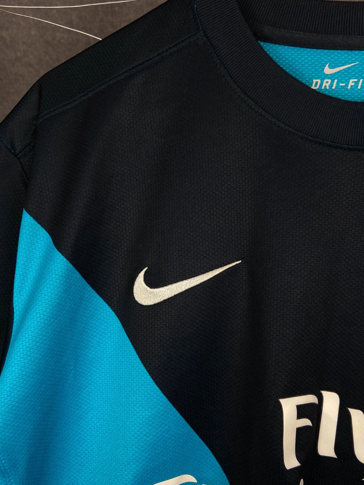 Nike Arsenal Black Blue T-Shirt L Football Vintage Size US L / EU 52-54 / 3 - 3 Thumbnail