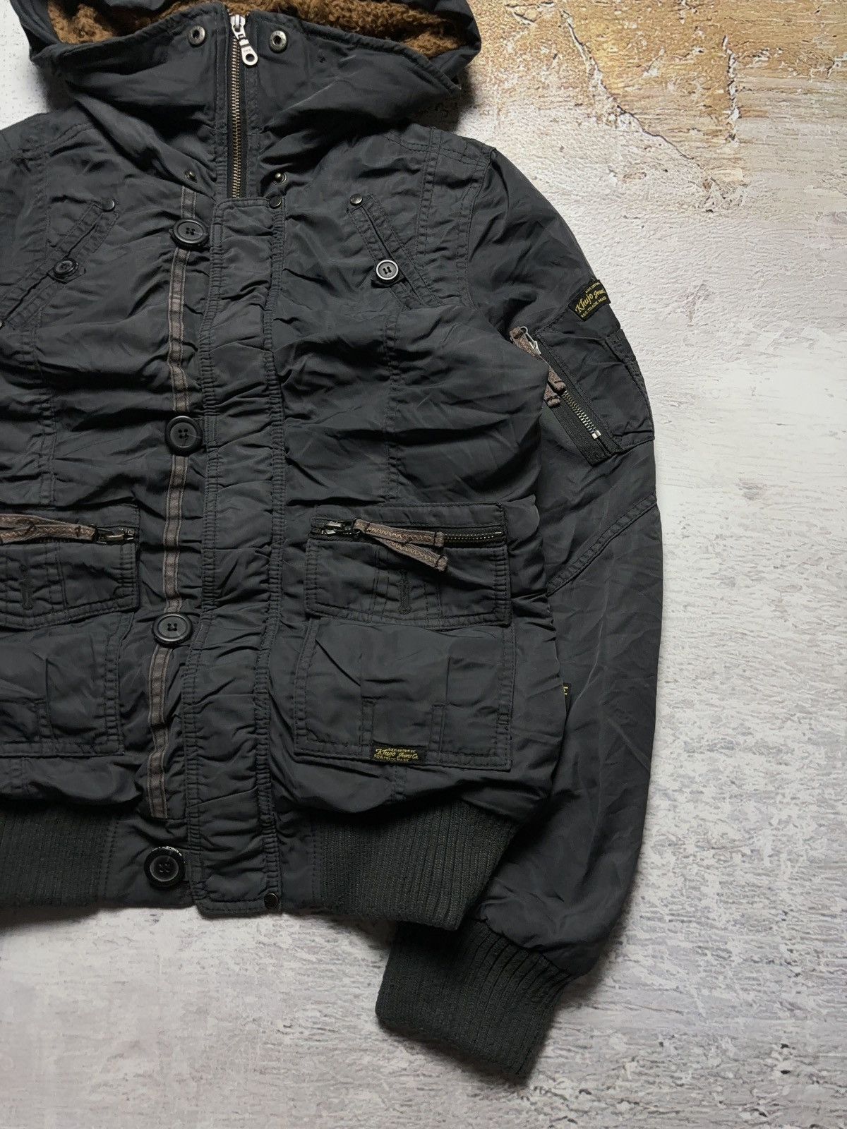 Japanese Brand × Vintage Japanese style vintage bomber jacket military style Size US M / EU 48-50 / 2 - 3 Thumbnail