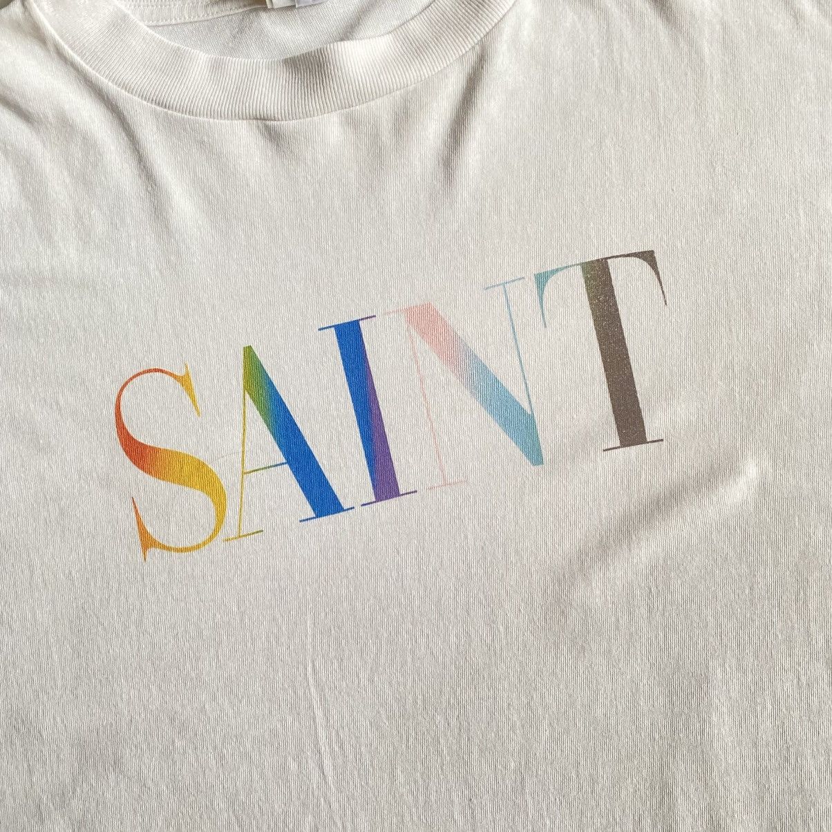 Saint Michael Saint Mxxxxxx Rainbow T Shirt Size US XXL / EU 58 / 5 - 3 Thumbnail