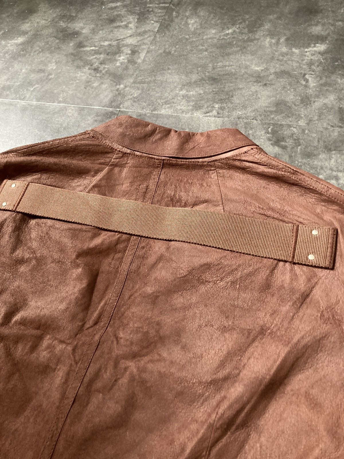 Rick Owens SS 21 "PHLEGETHON" Runway Blistered Lamb Leather Lido Jacket Size US M / EU 48-50 / 2 - 15 Thumbnail