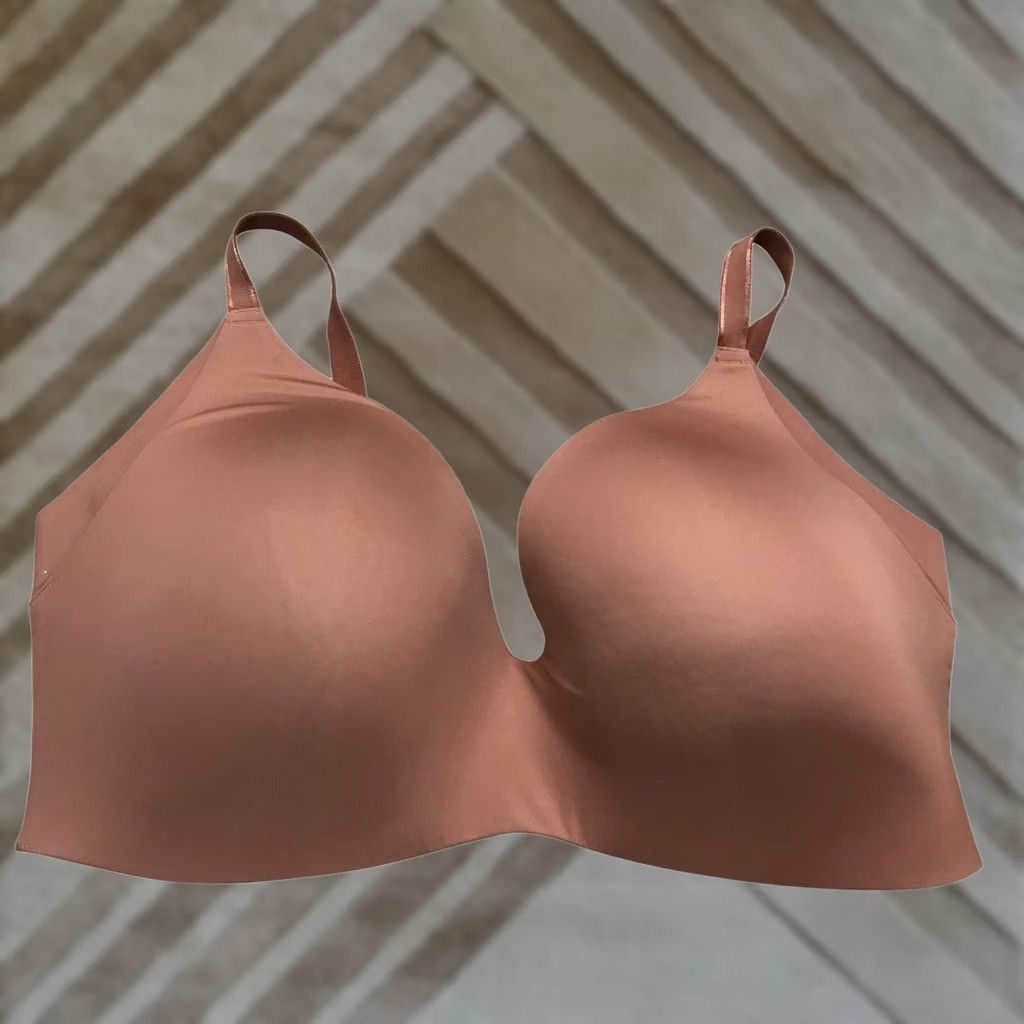 Vintage Knix Second Skin Wireless Full Coverage Unlined Bra Rose Taupe 8+ Size ONE SIZE - 1 Thumbnail