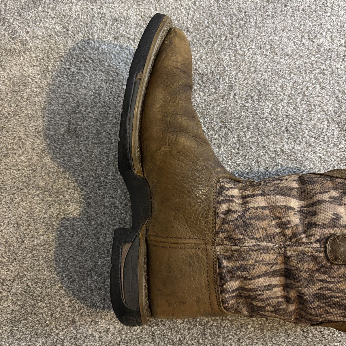 Mossy Oaks Rocky Mossy Oak Brown/Camo Waterproof Western Cowboys Boots Size US 11.5 / EU 44-45 - 5 Thumbnail