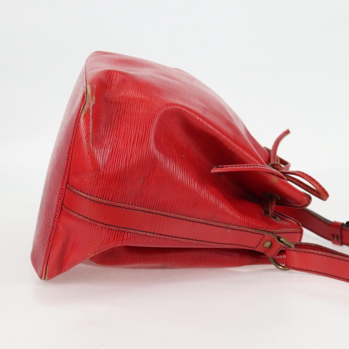 Louis Vuitton LOUIS VUITTON Epi Petit Noe Shoulder Bag Red M44107 Size ONE SIZE - 5 Thumbnail