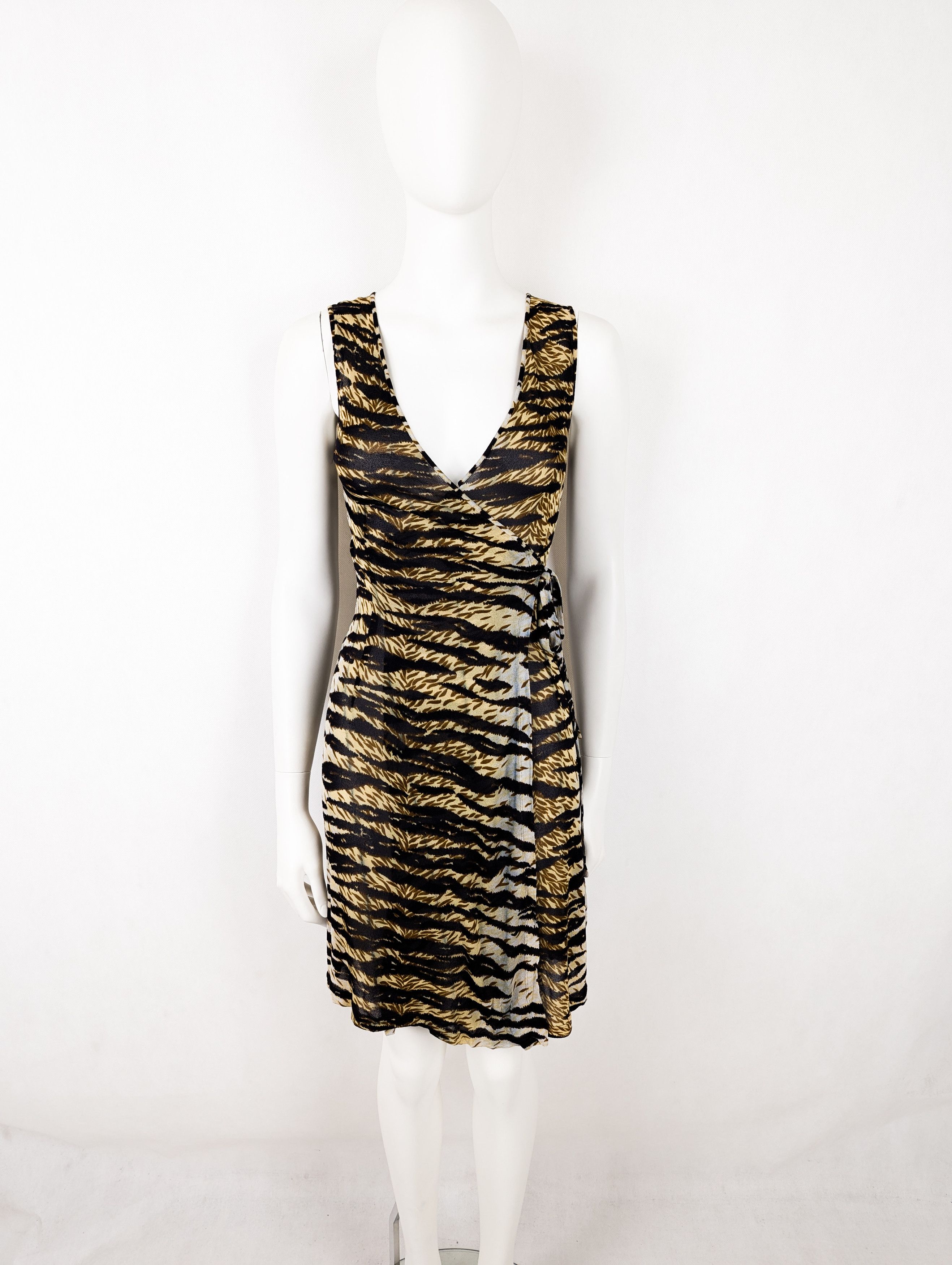 Dolce & Gabbana Dolce & Gabbana viscose leopard dress Size S / US 4 / IT 40 - 1 Thumbnail