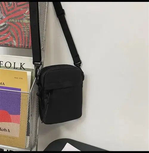 Vintage Mini Black Nylon Crossbody Bags Size ONE SIZE - 1 Thumbnail
