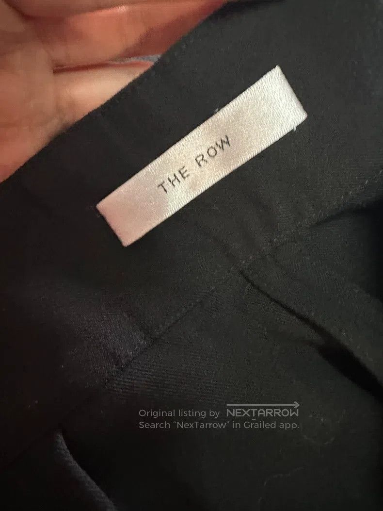 The Row The Row size 2 Black wool straight-leg pants Size 25" / US 0 / IT 36 - 3 Thumbnail