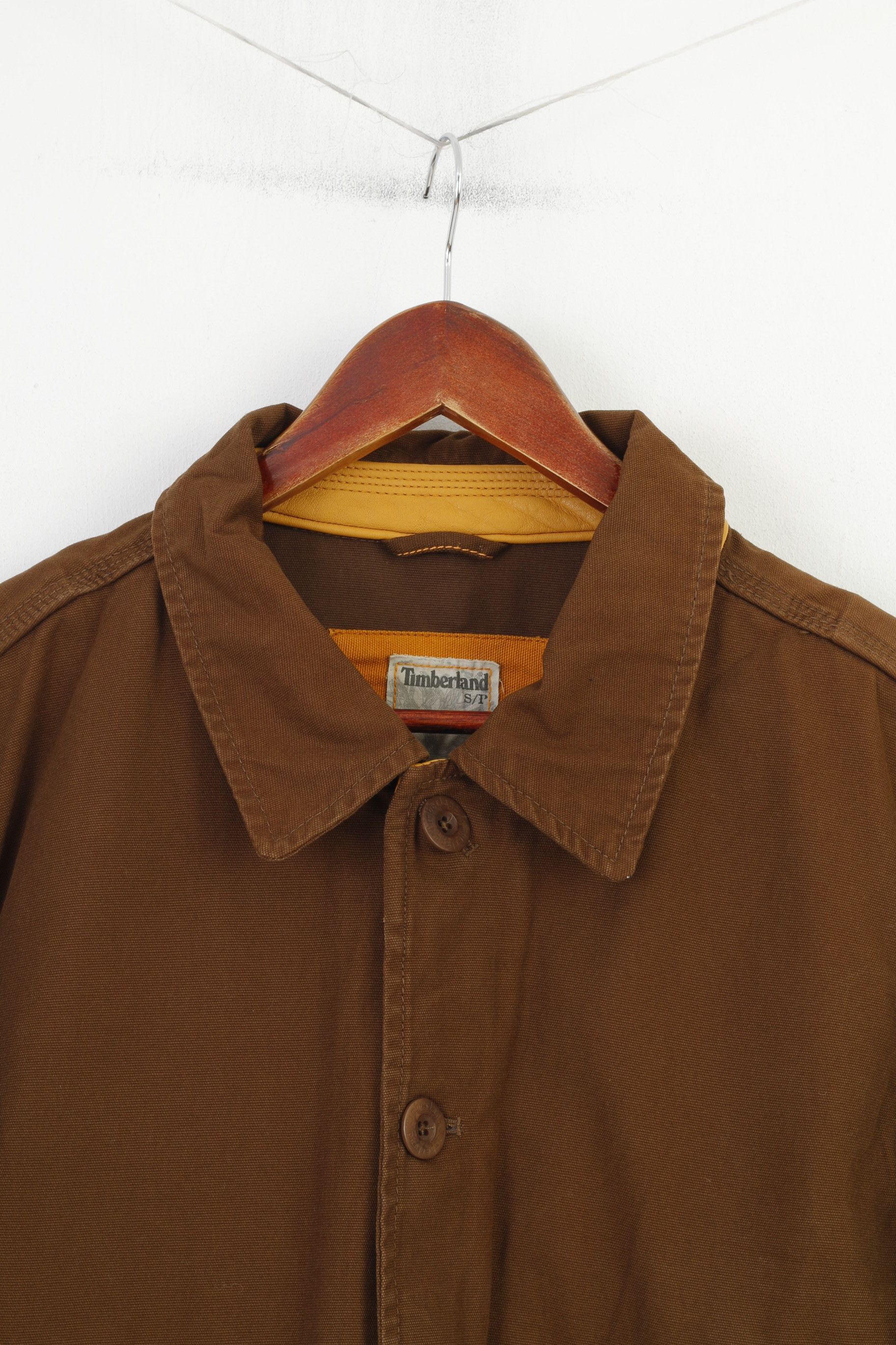 Timberland Timberland Men S Jacket Brown Cotton Zip Up Classic 11046 Size US S / EU 44-46 / 1 - 3 Thumbnail