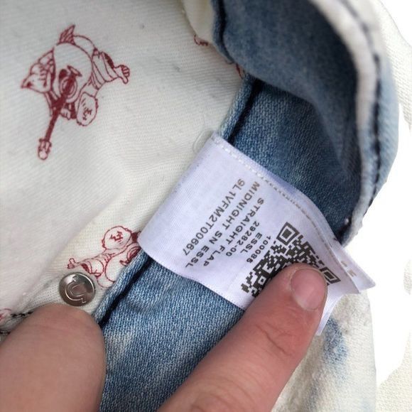 True Religion True Religion Jeans Size 42 STRAIGHT Blue/White Size US 42 / EU 58 - 6 Thumbnail