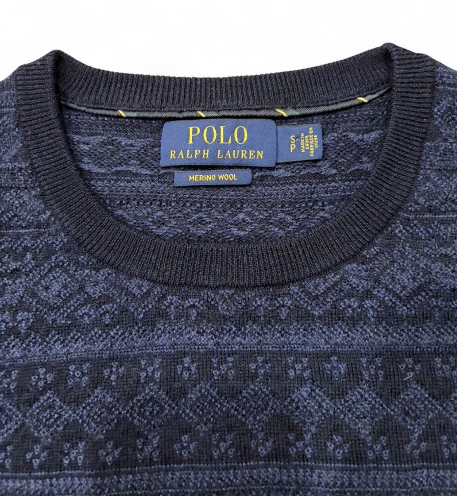 Polo Ralph Lauren Fair Isle Wool Crewneck Sweater Size US M / EU 48-50 / 2 - 3 Thumbnail