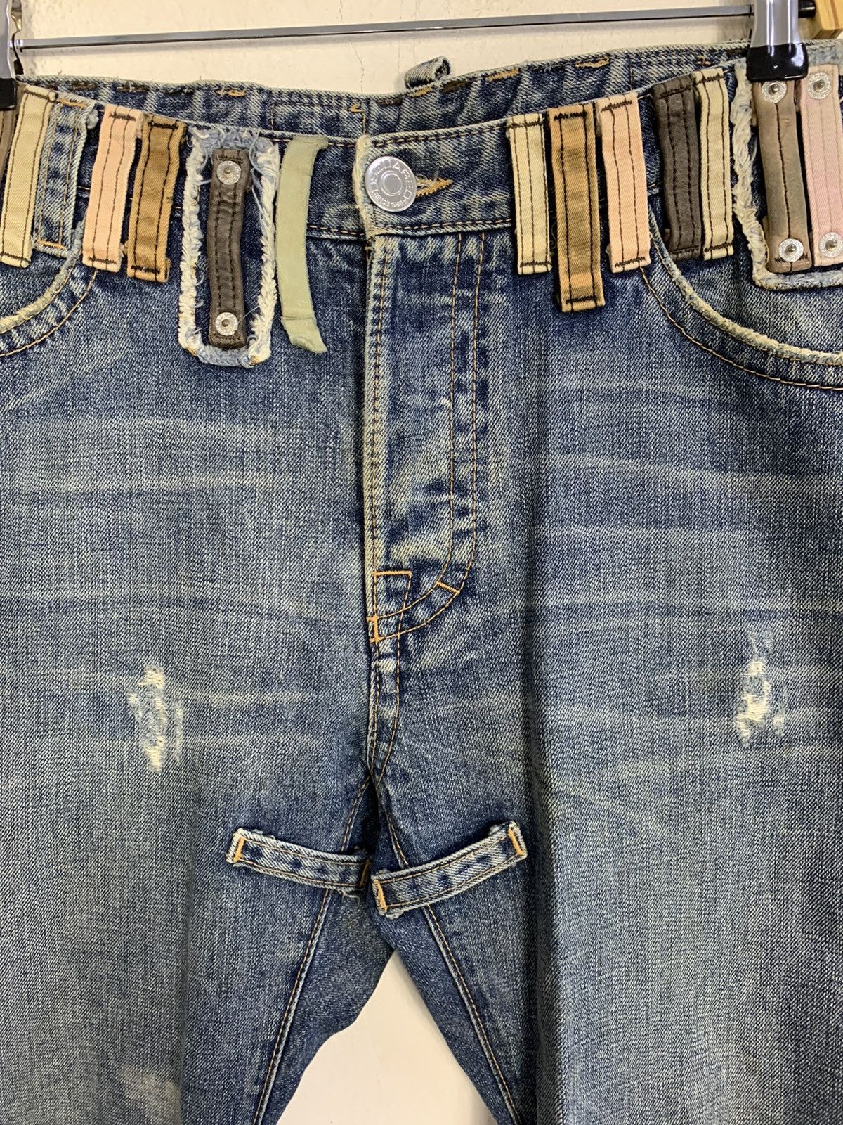 Dsquared2 Rare Dsquared2 DC/DC Denim Jeans Multicolor Hook Waist Size US 31 - 5 Thumbnail