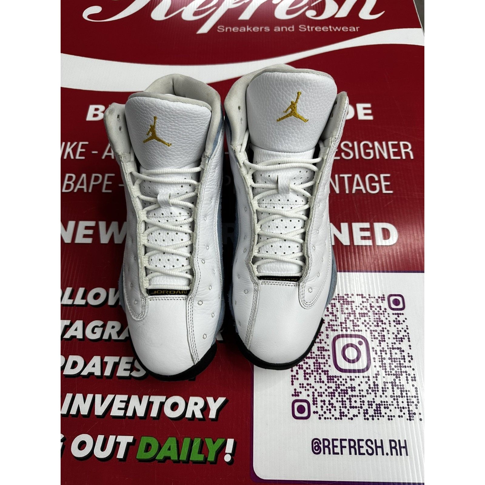 Jordan Brand Air Jordan 13 Retro Blue Grey Size 10 414571-170 Size US 10 / EU 43 - 6 Thumbnail