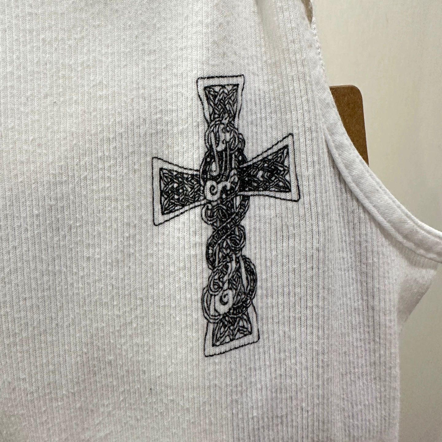 Chrome Hearts ChromeHearts NY Cross Sanskrit Cotton Tank S may267 Size S / US 4 / IT 40 - 6 Thumbnail