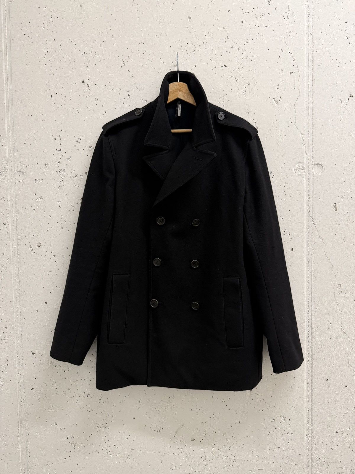 Dior Dior Homme Wool Double Breasted Peacoat Size US XL / EU 56 / 4 - 6 Thumbnail