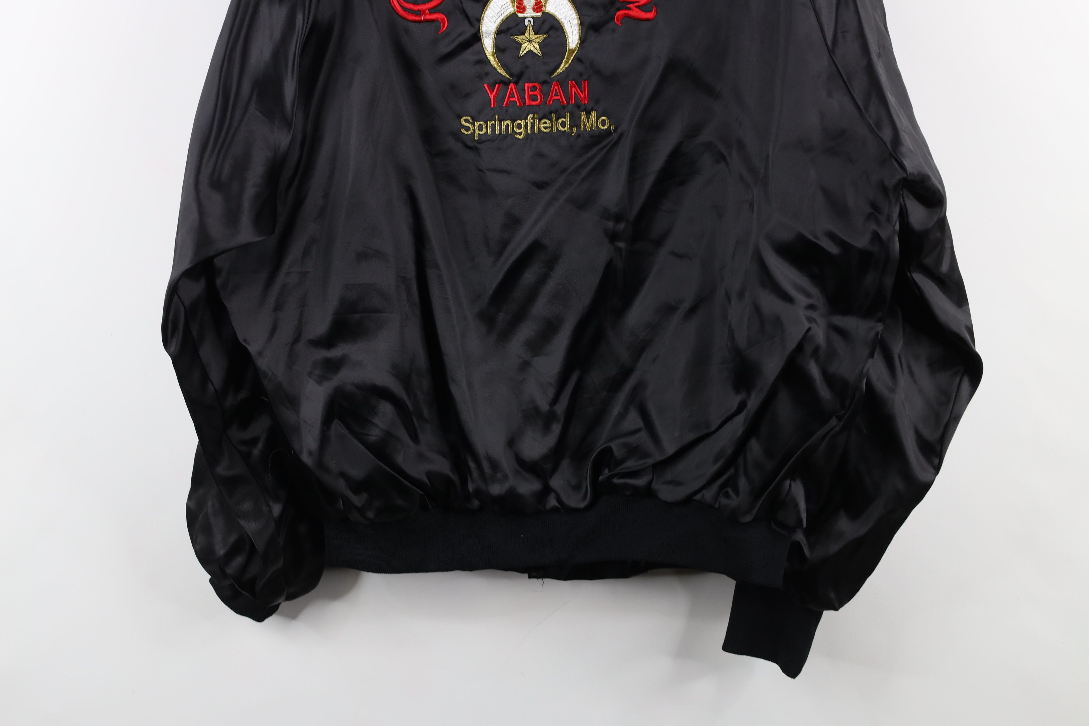 Vintage Vintage 70s 80s Adhem Shrine Nobles Satin Bomber Jacket USA Size US L / EU 52-54 / 3 - 15 Thumbnail