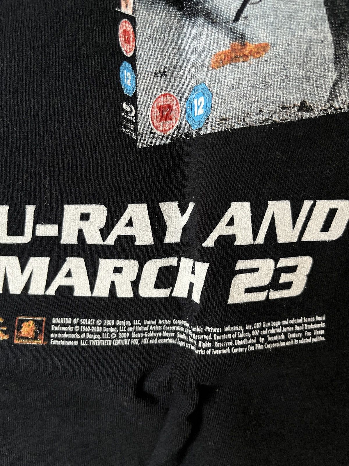 Other Vtg ‘08 James Bond 007 Quantum of Solace Promo T-shirt Size US M / EU 48-50 / 2 - 9 Thumbnail