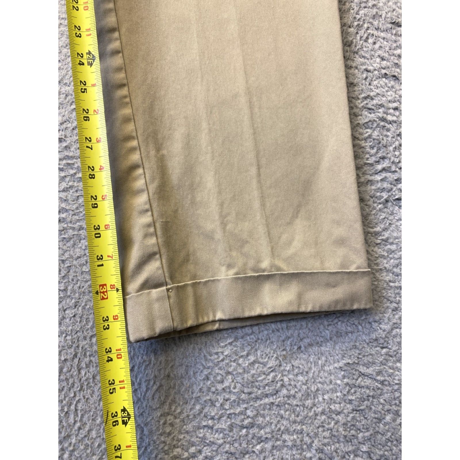 Lands' End Lands' End Men's Chino Pants 44x34 Tan Classic Fit No Iron Wrinkle Resistant Workwear Size US 44 / EU 60 - 4 Thumbnail