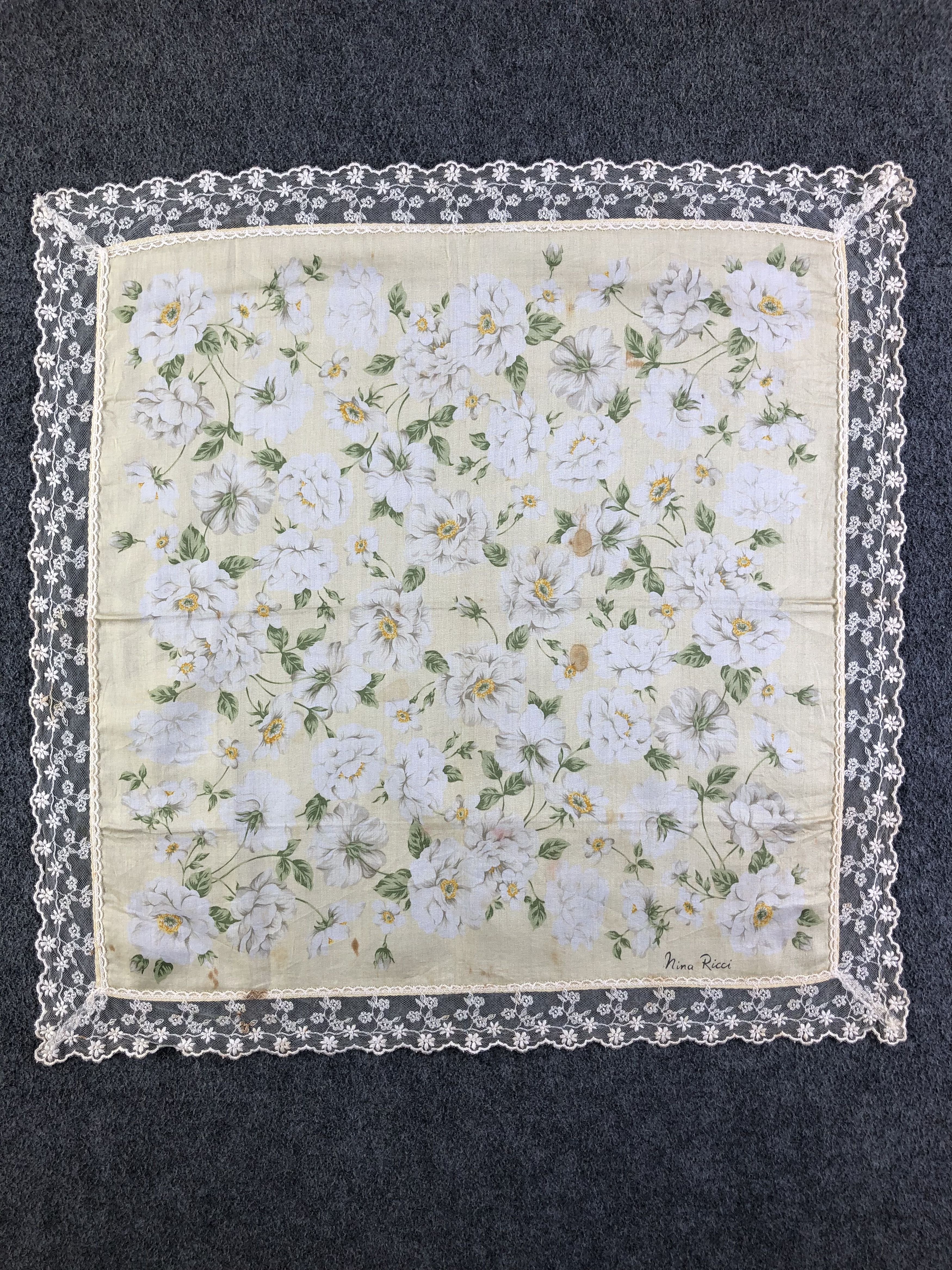 Nina Ricci Nina Ricci Handkerchief / Bandana / Neckerchief C378 Size ONE SIZE - 4 Thumbnail