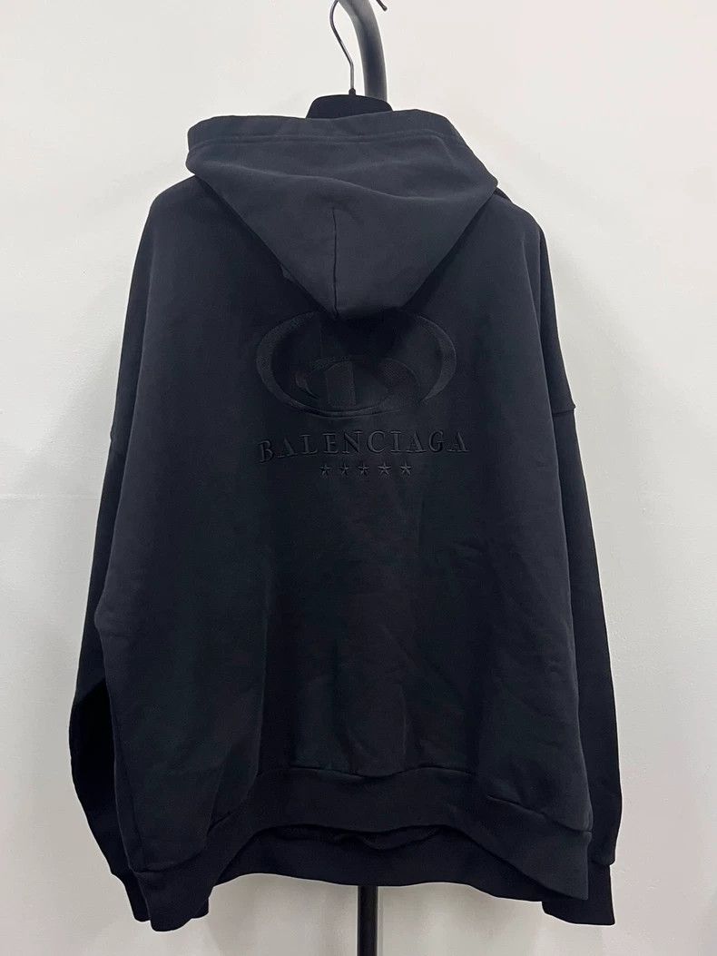 Balenciaga Balenciaga size 1 Logo Printed Loose Hooded Casual Long Sle Size US XS / EU 42 / 0 - 2 Thumbnail