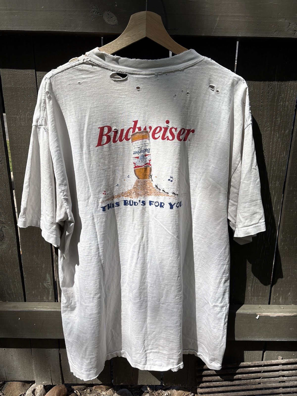 Other Vintage Budweiser Tee shirt Size US XL / EU 56 / 4 - 2 Thumbnail