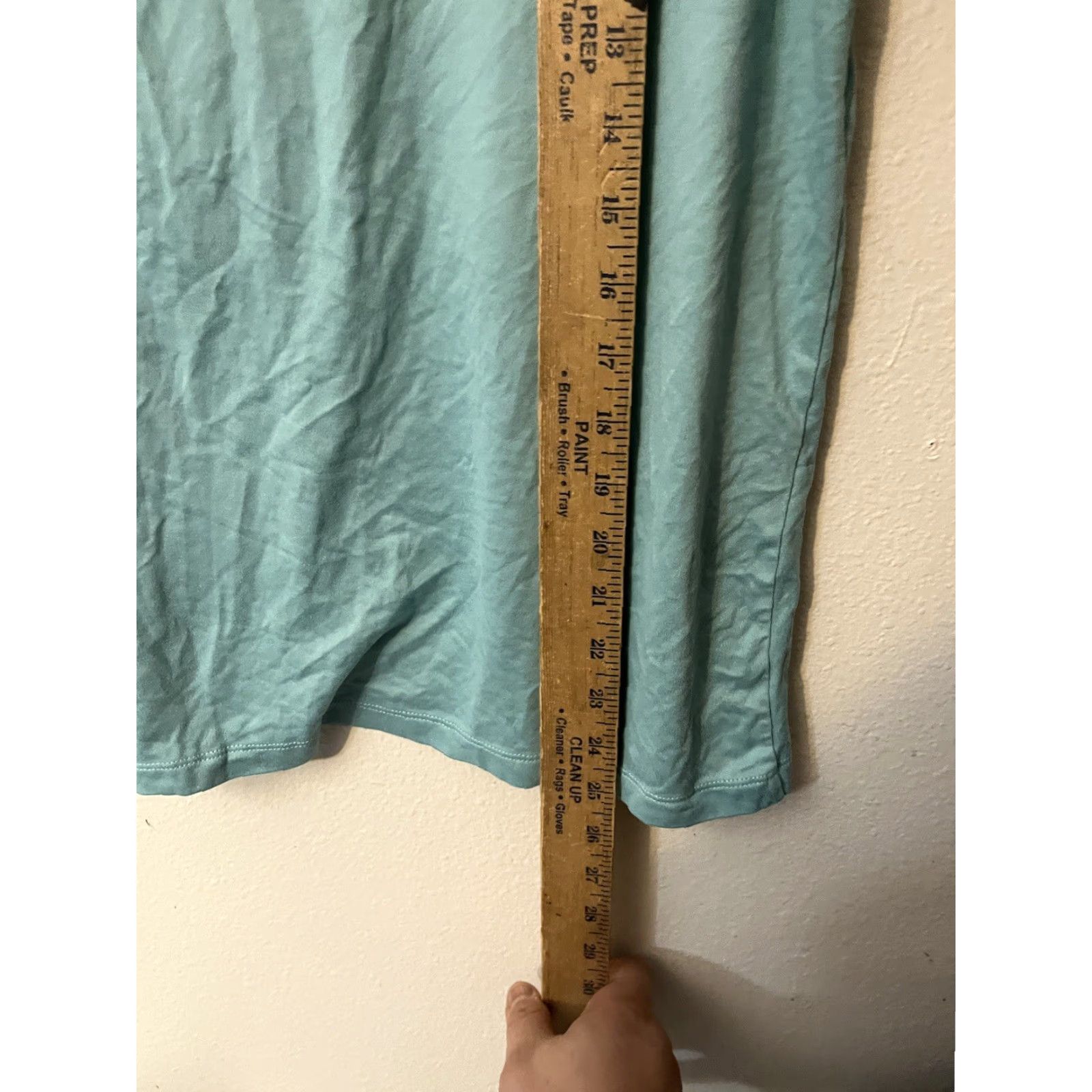Eddie Bauer Eddie Bauer T-Shirt Women's M Blue Short Sleeve V-Neck Polyester Blend Size M / US 6-8 / IT 42-44 - 5 Thumbnail