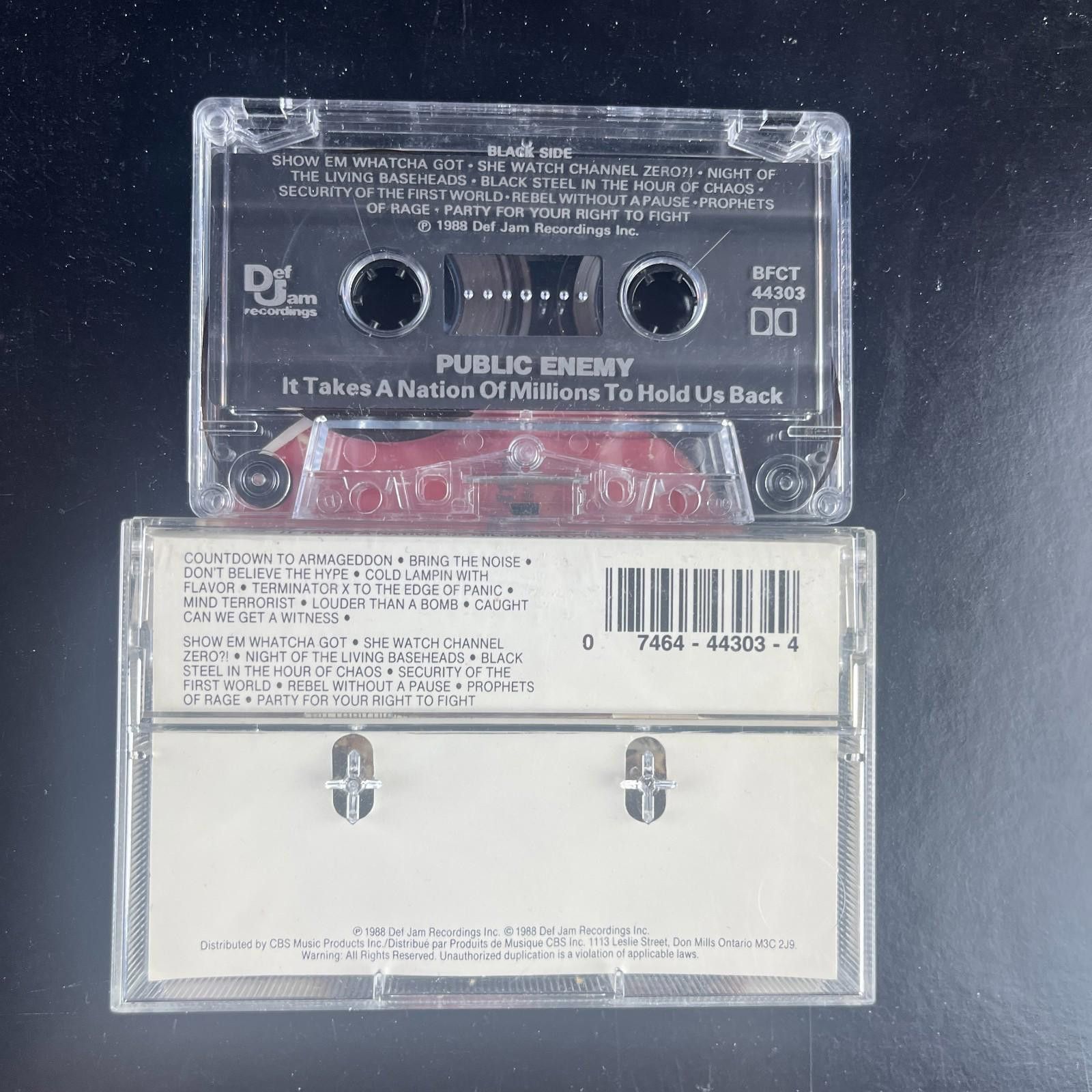 Other Public Enemy It Takes a Nation of Millions Cassette 1988 Size ONE SIZE - 2 Thumbnail