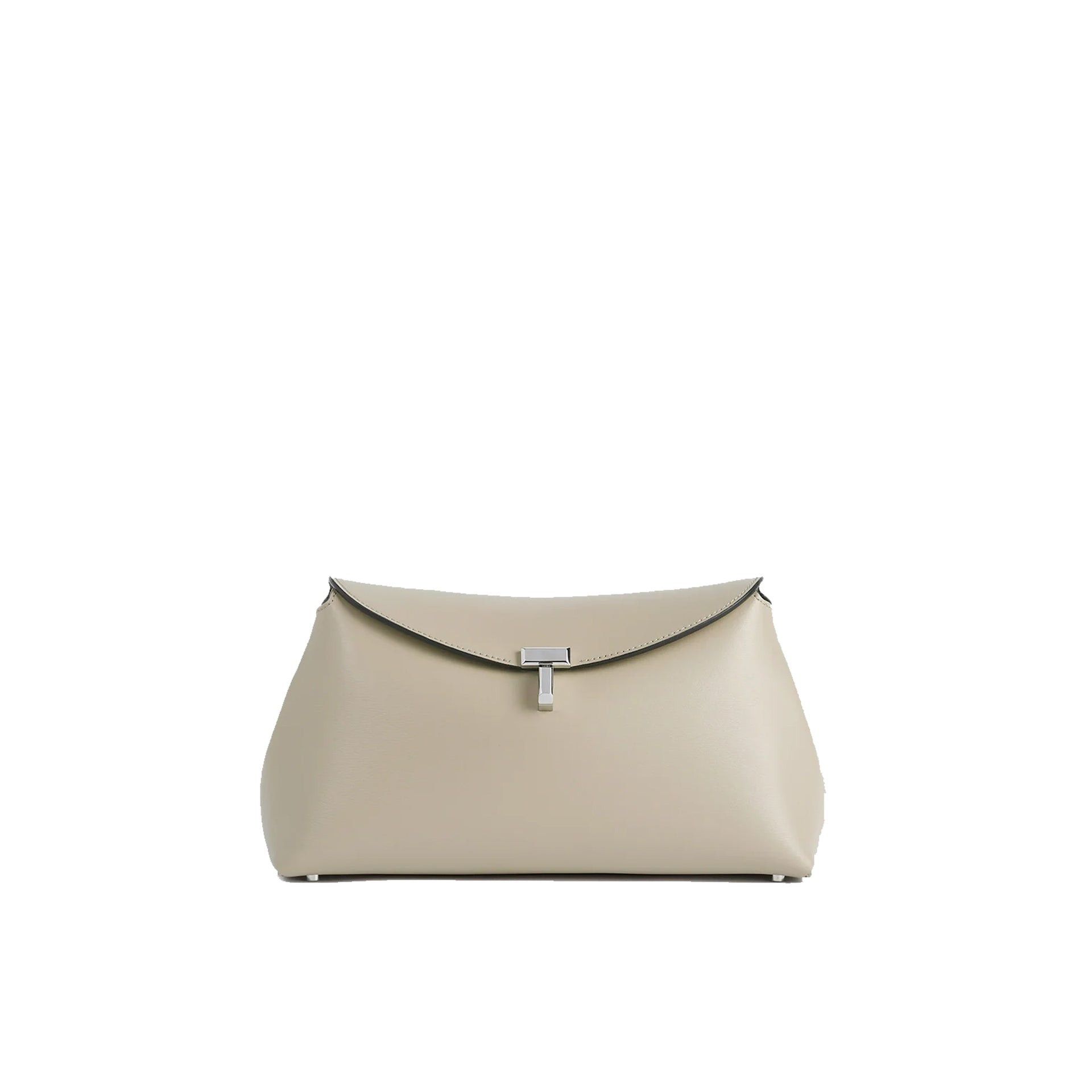 Toteme TOTEME T-lock Leather Clutch Bag Size ONE SIZE - 1 Thumbnail