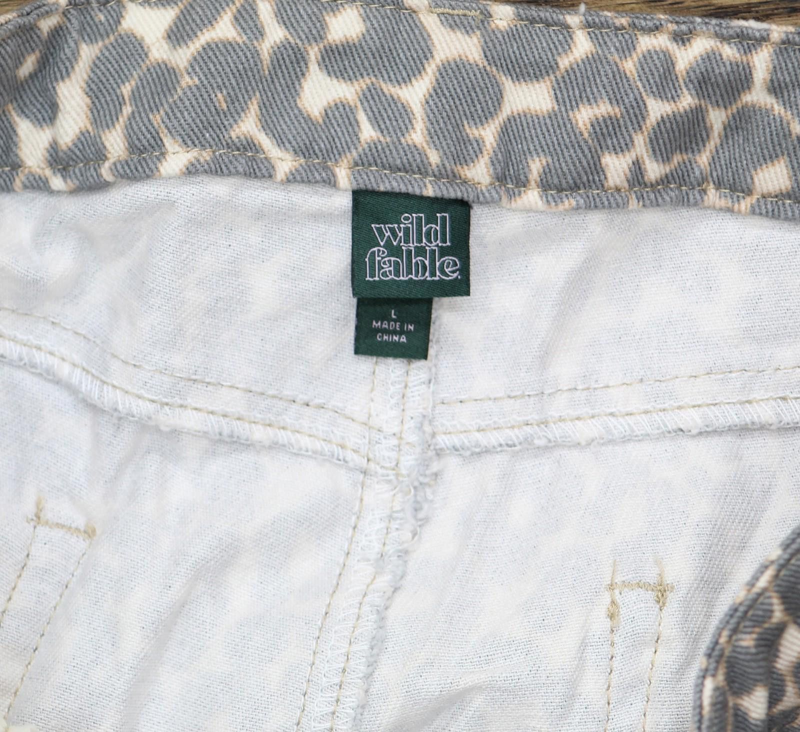 Other Nwt Wild Fable 90s Straight Pants 91905655 Brown Leopard L Size 36" / US 14 / IT 50 - 6 Thumbnail