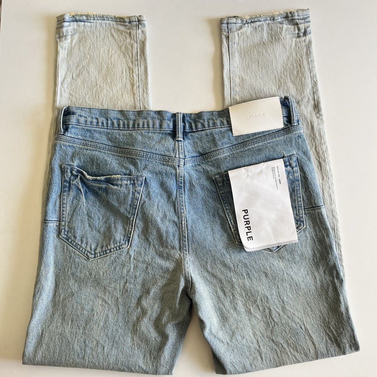 Purple Brand Purple Brand Skinny Rhone Fade Light Indigo Jeans Sz 36 NWT Size US 36 / EU 52 - 3 Thumbnail