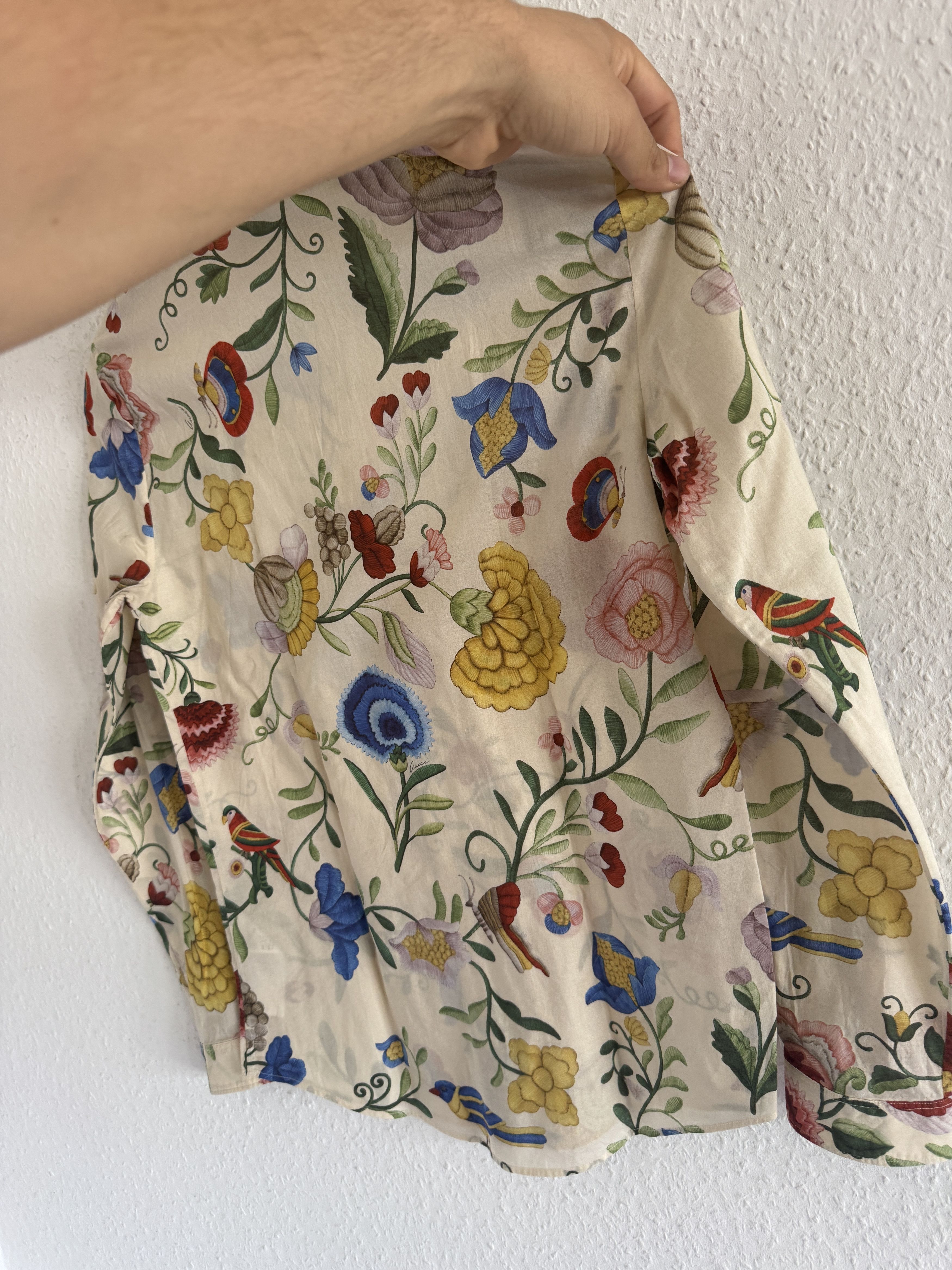 Gucci Duke Floral Button-Up Shirt Size US M / EU 48-50 / 2 - 16 Thumbnail
