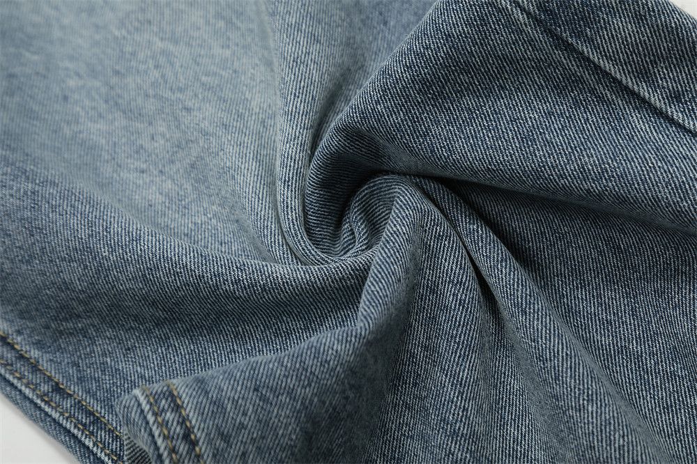 Japanese Brand × Jean Street fake two-piece street hip-hop loose stitching jeans Size US 32 / EU 48 - 6 Thumbnail