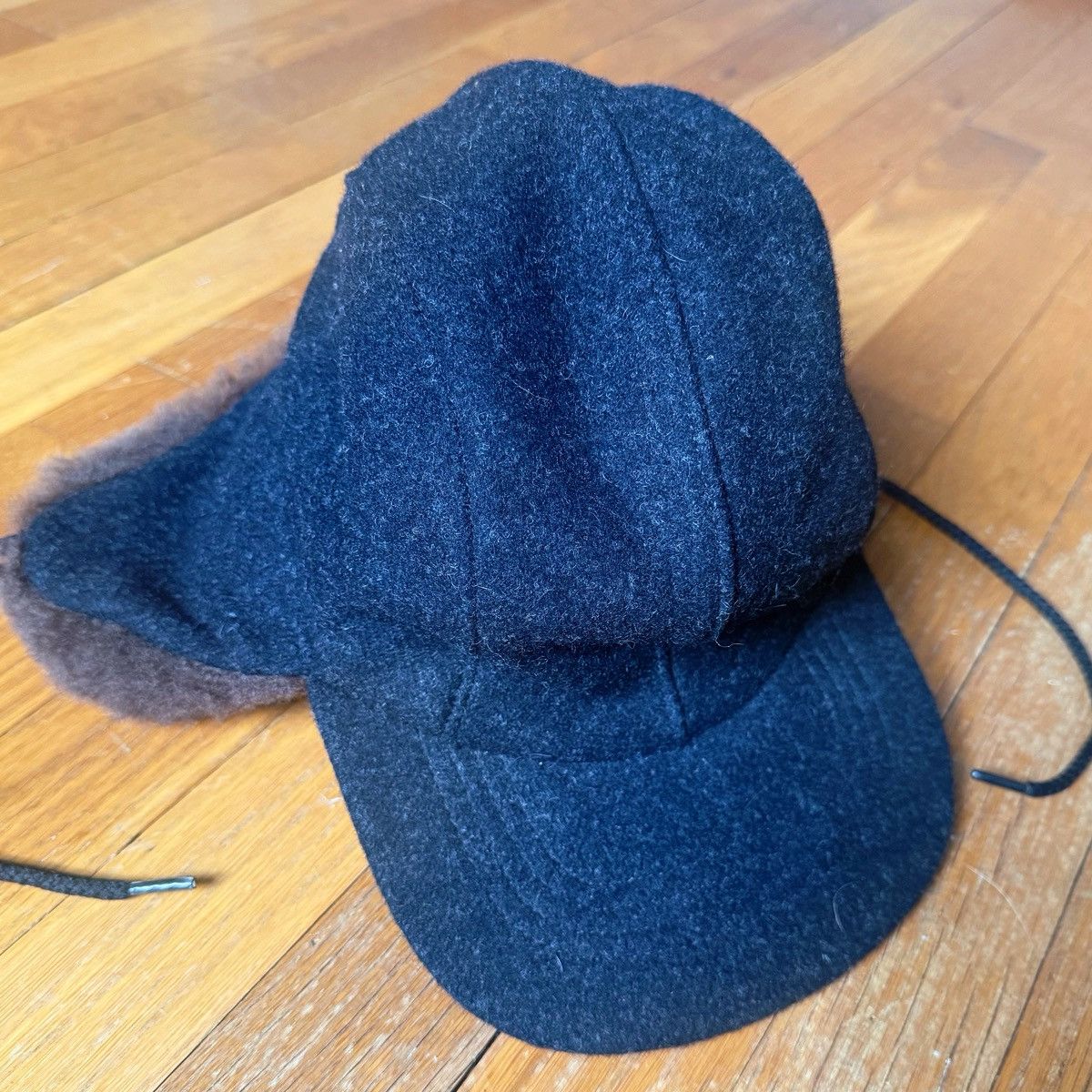 Filson Filson Double Mackinaw Wool Shearling Trapper Hat Cap. Size ONE SIZE - 4 Thumbnail