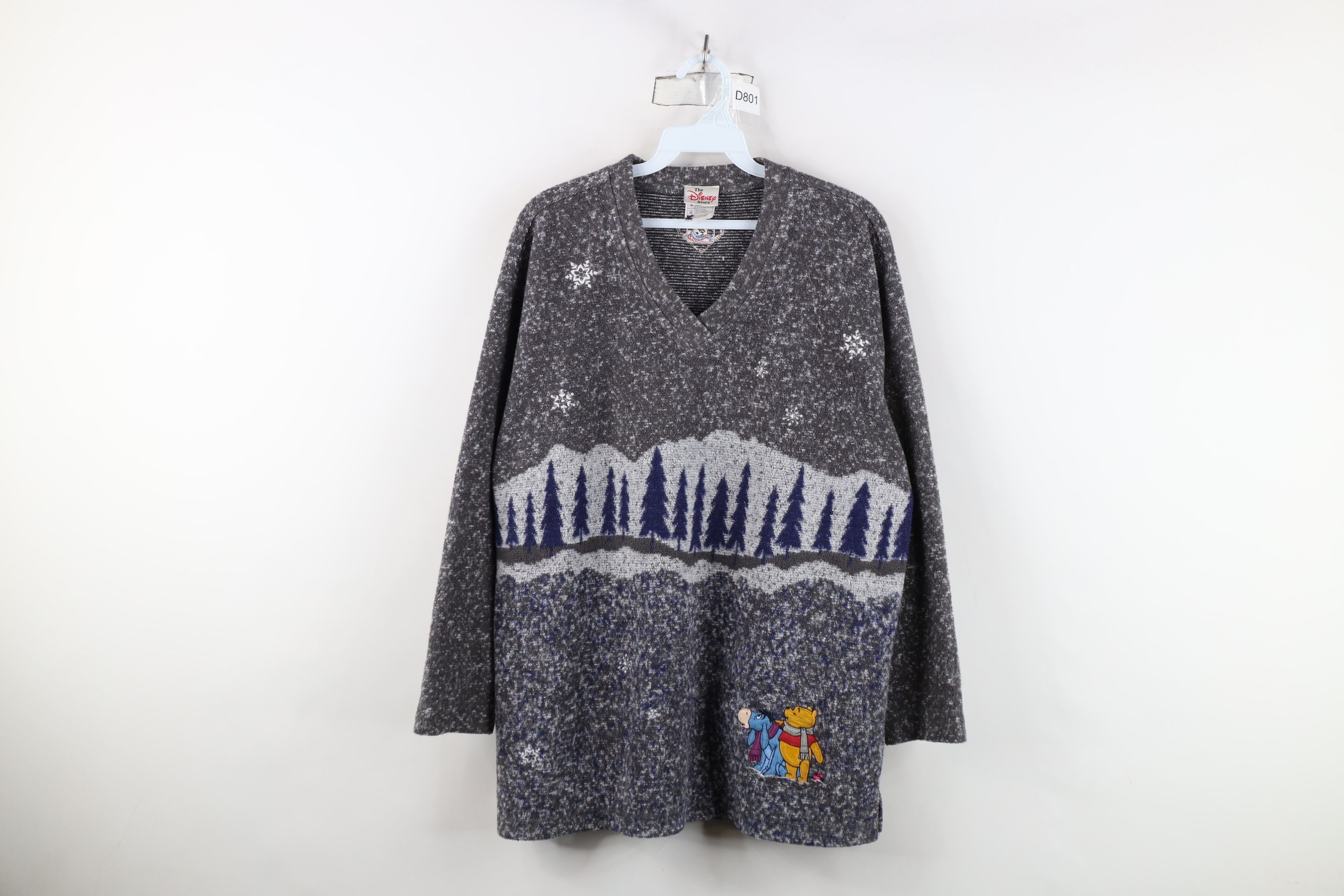 Disney Vintage 90s Disney Winnie the Pooh All Over Print Sweater Size M / US 6-8 / IT 42-44 - 1 Thumbnail