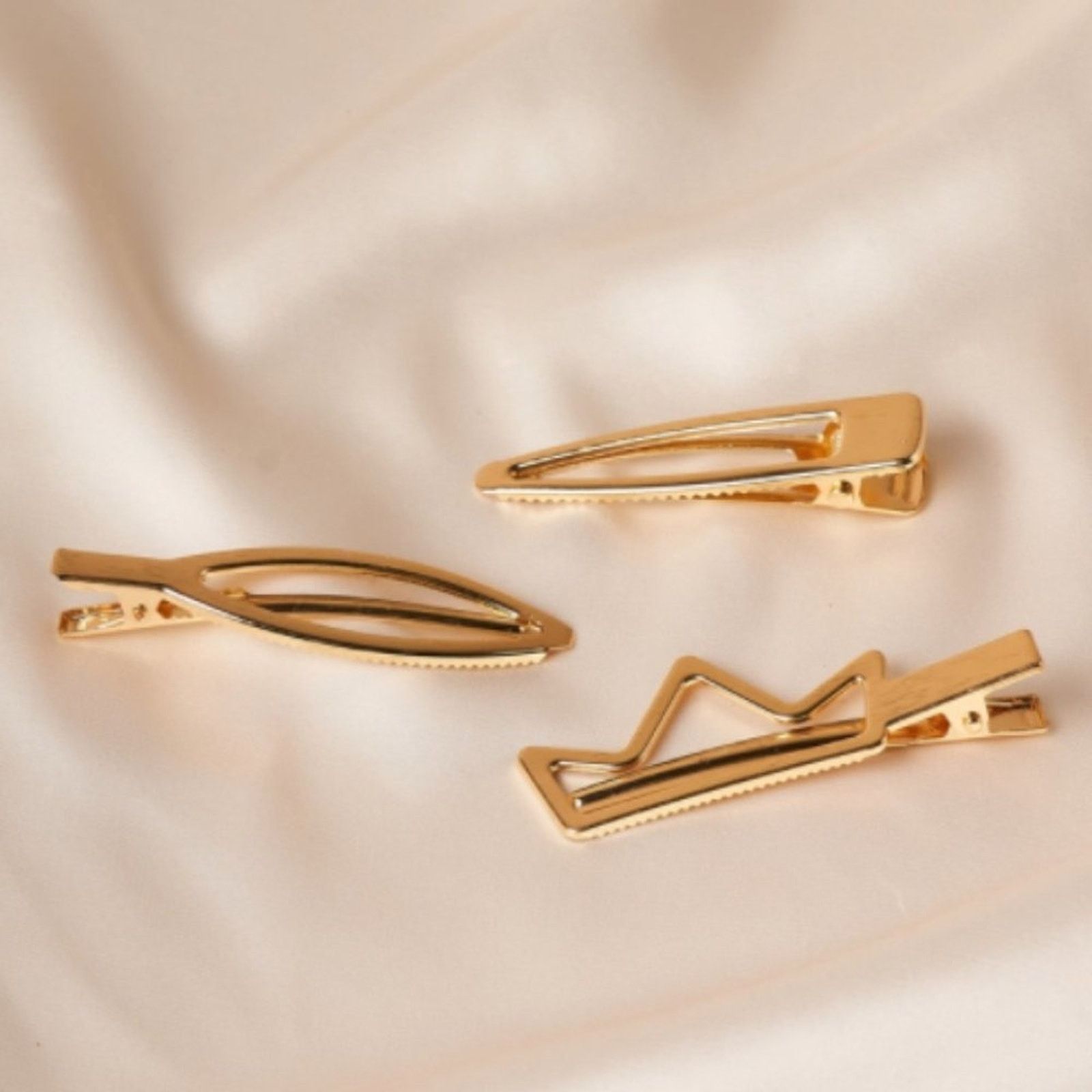 Other Gold Crown Shaped Clips - Set of 3 Size ONE SIZE - 2 Thumbnail