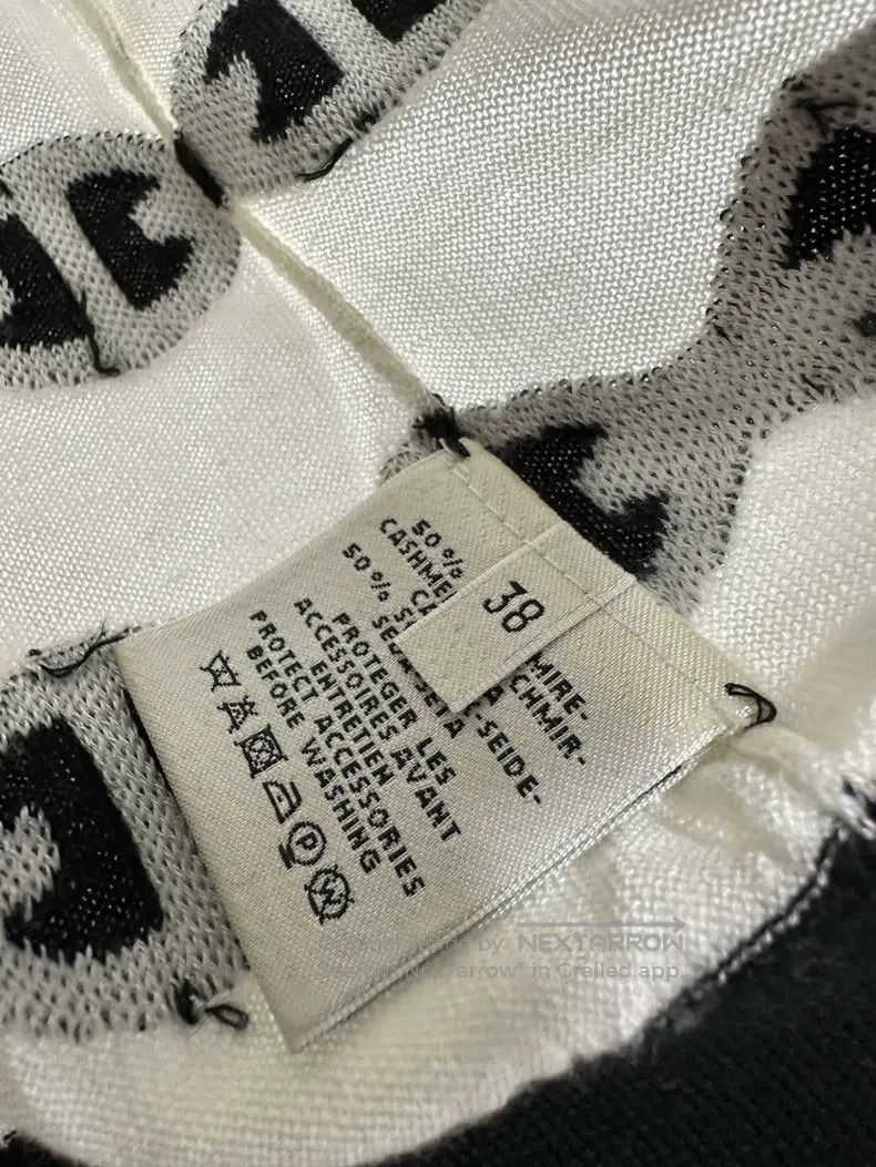 Hermes Hermes Black and white striped sweater with full print Size XS / US 0-2 / IT 36-38 - 4 Thumbnail