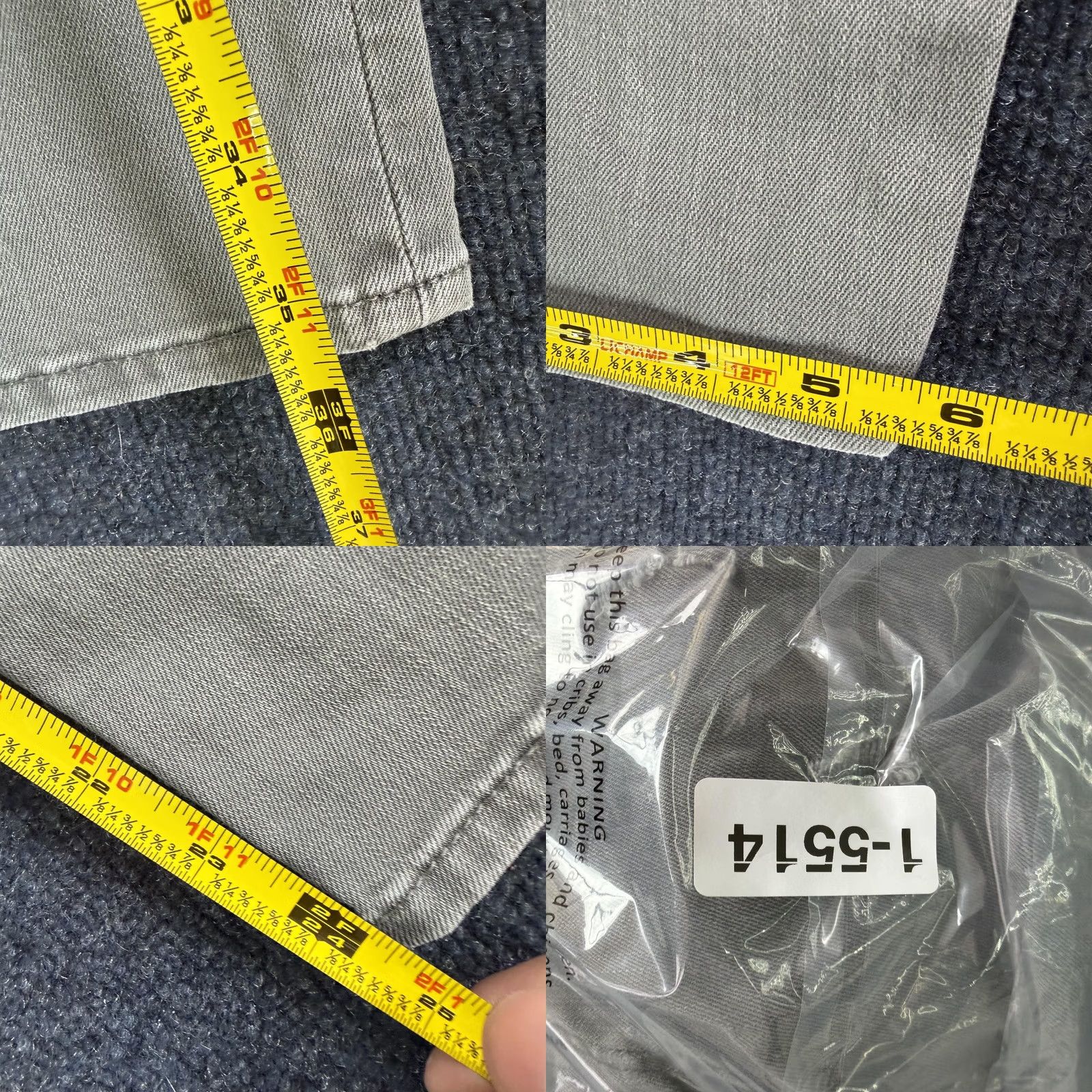 American Eagle Outfitters American Eagle Airflex+ Jeans Mens 26x28 Light Gray Denim Skinny Distressed Slim Stretch Pockets Logo Baggy? Size US 26 / EU 42 - 8 Thumbnail