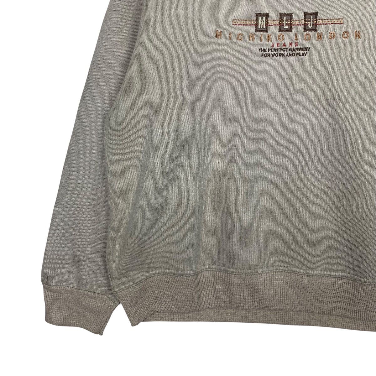 Michiko Koshino London MICHIKO LONDON JEANS Crewneck Sweatshirt #2948-C133 Size US M / EU 48-50 / 2 - 6 Thumbnail