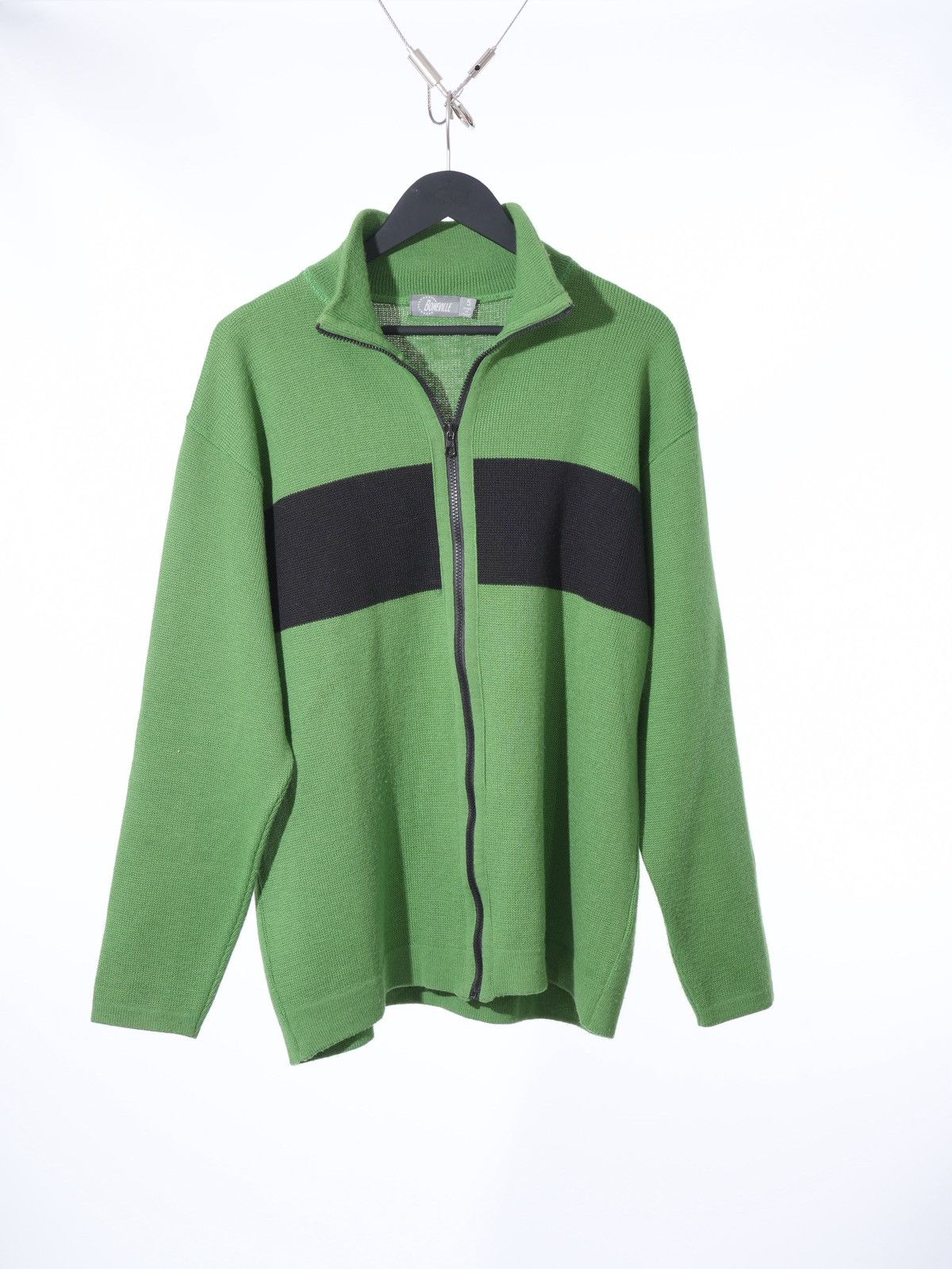 Boneville Boneville Full Zip Wool Knit Vintage Knit Sweater Size US XL / EU 56 / 4 - 1 Thumbnail