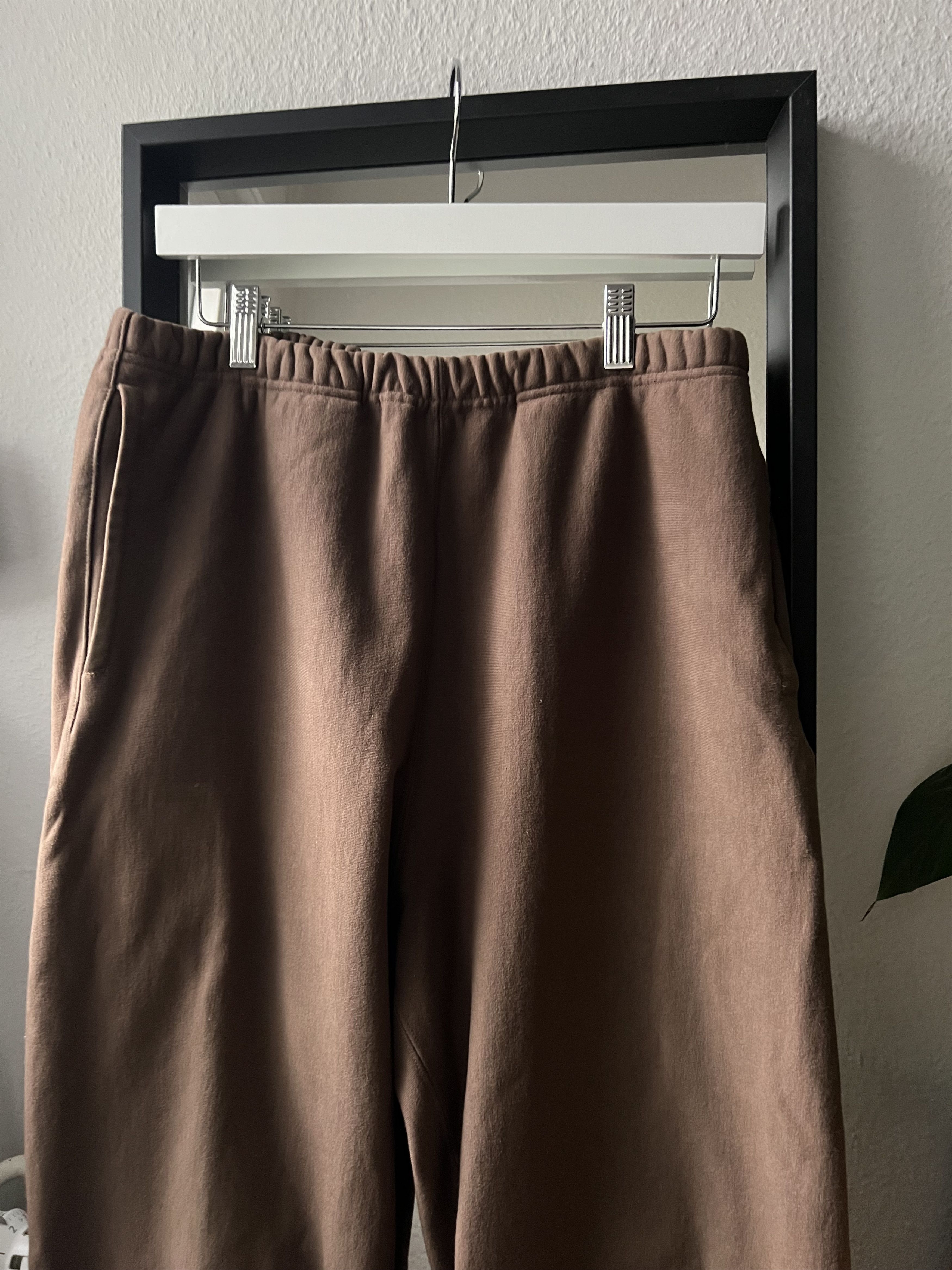 Auralee Auralee Super Milled Sweat Pants Brown Made in Japan Size US 34 / EU 50 - 2 Thumbnail