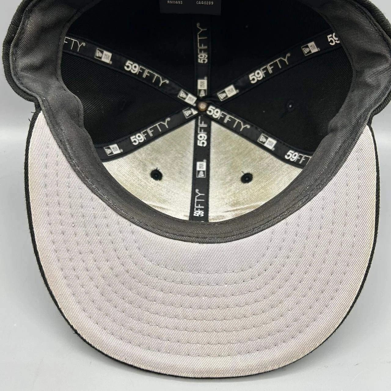 New Era San Francisco 49ers Hat Men 7 1/4 Black NFL Fitted Cap Size ONE SIZE - 5 Thumbnail