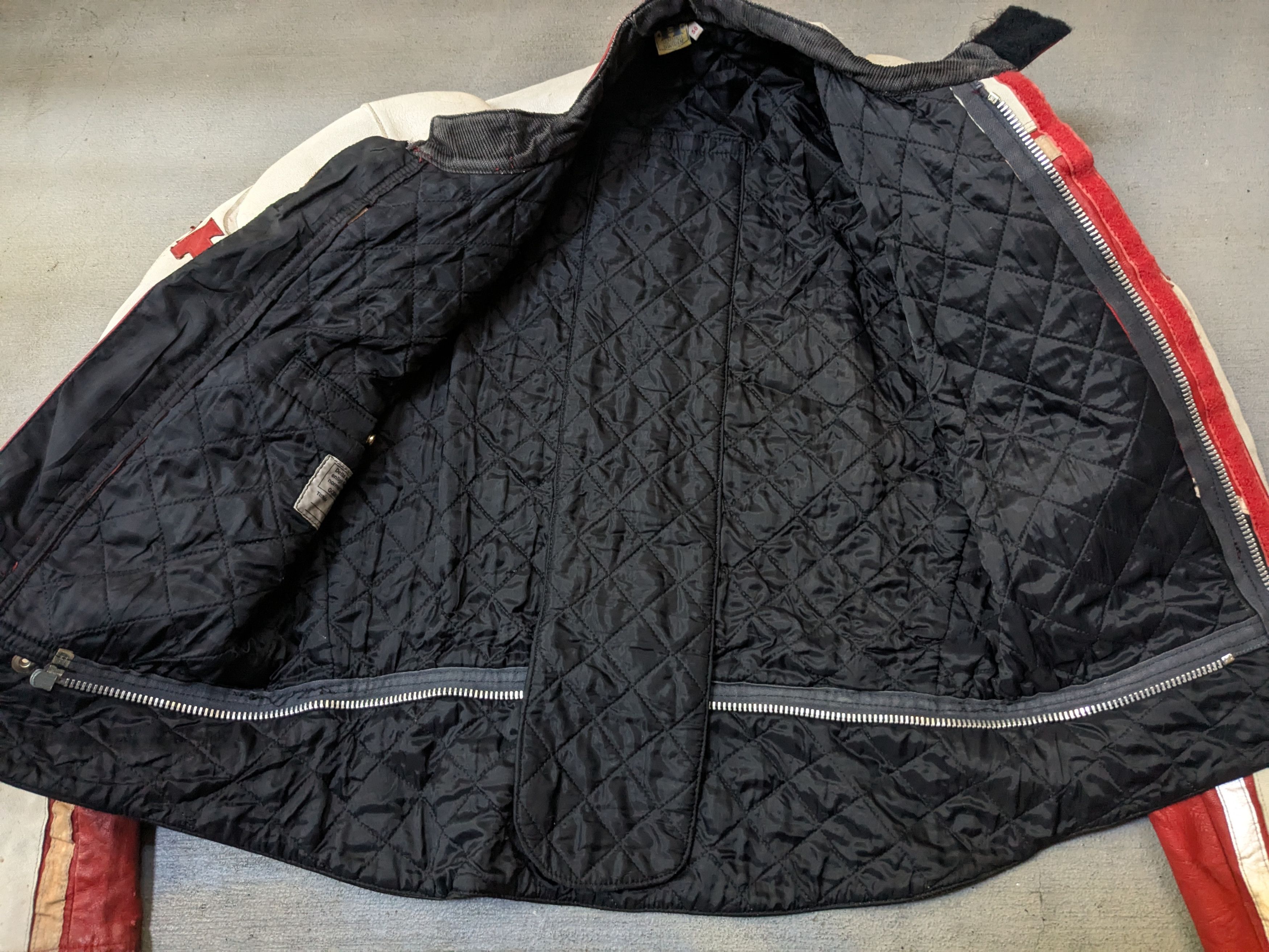 Genuine Leather Vintage Motorcycle Leather Biker Jacket Red Black White Y2K Size US M / EU 48-50 / 2 - 8 Thumbnail
